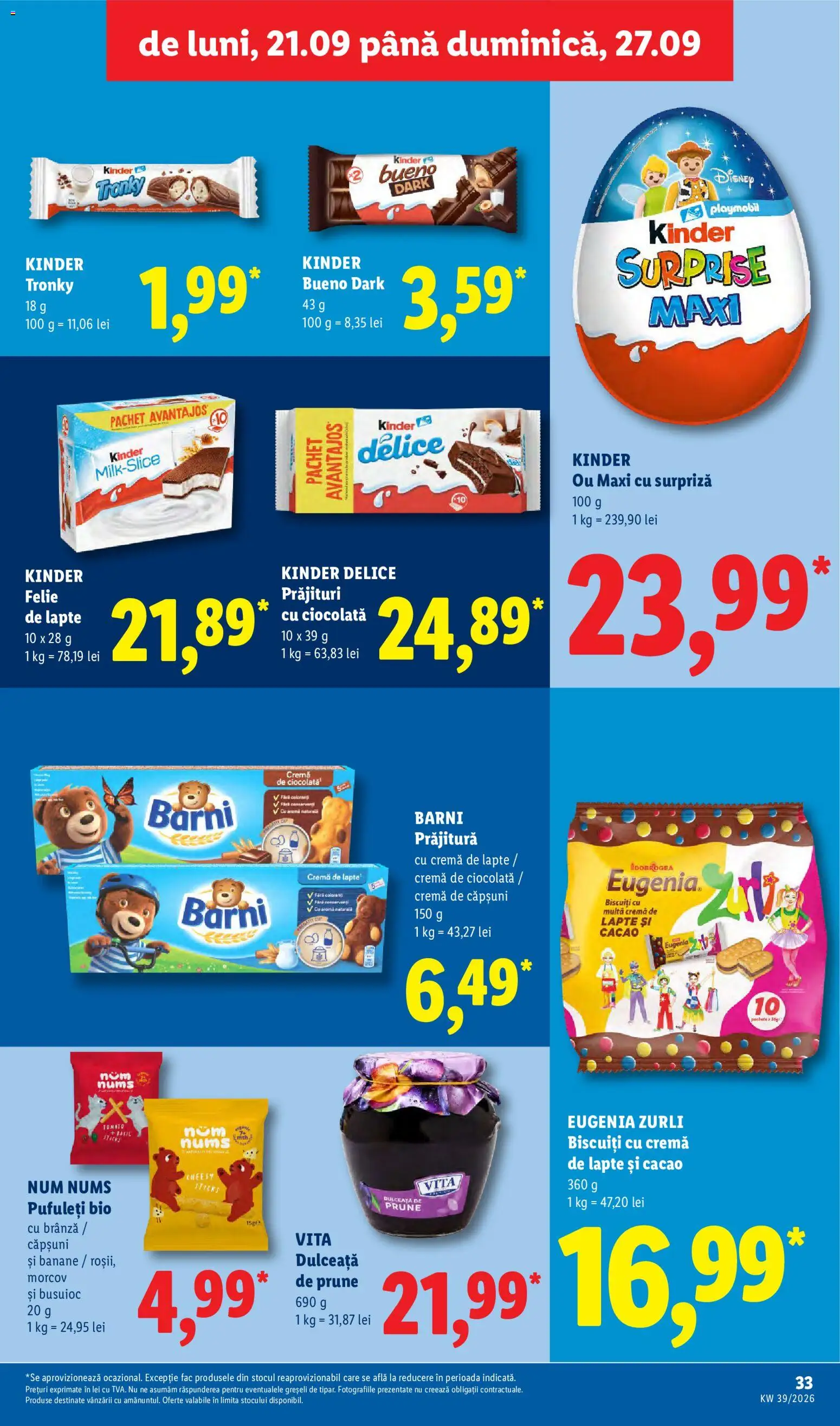 Noul catalog Lidl – valabil de la 21.09.2026 | Pagină: 33