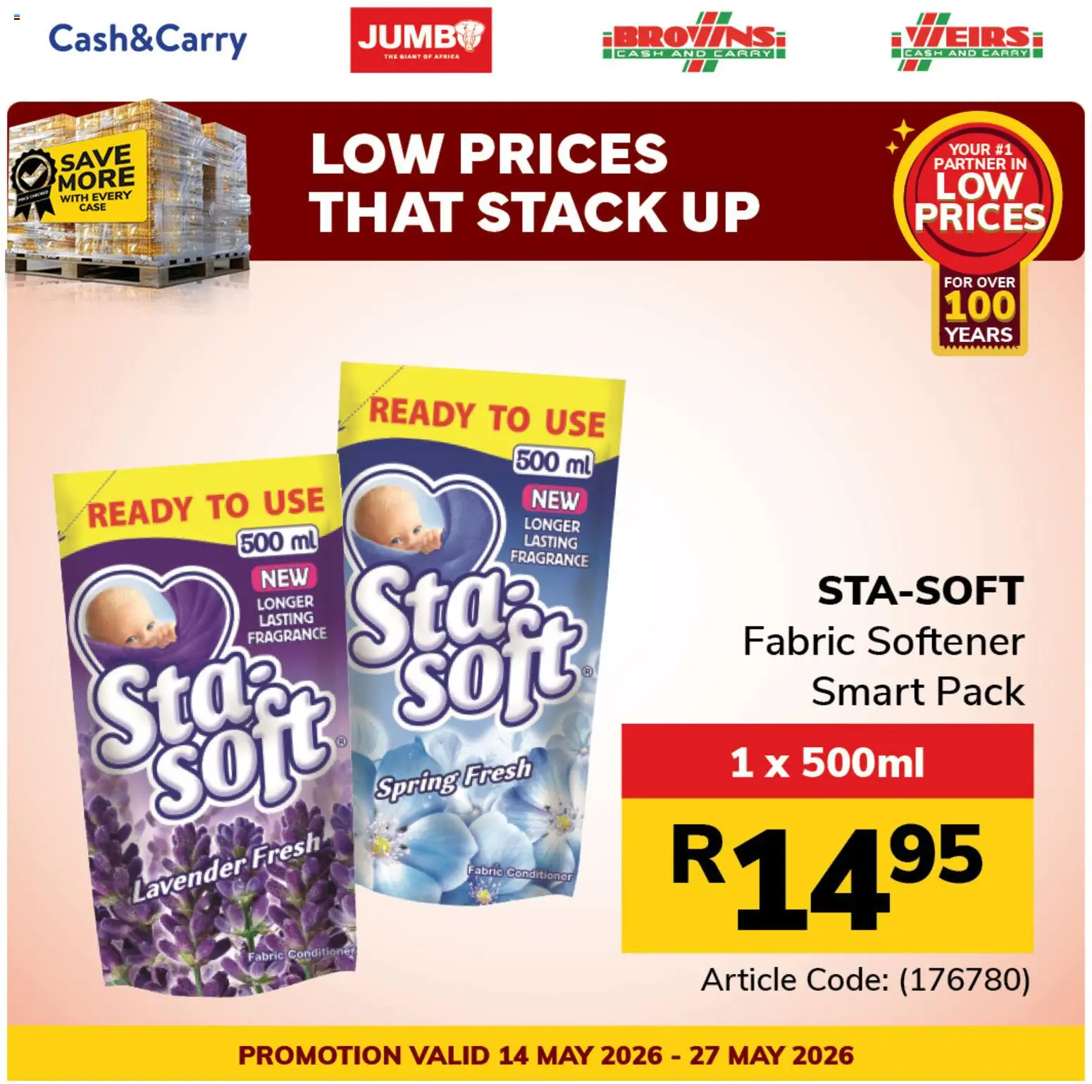 New Jumbo catalogue – valid from 14.05.2026 | Page: 4 | Products: Case, Fragrance, Conditioner, Fabric softener