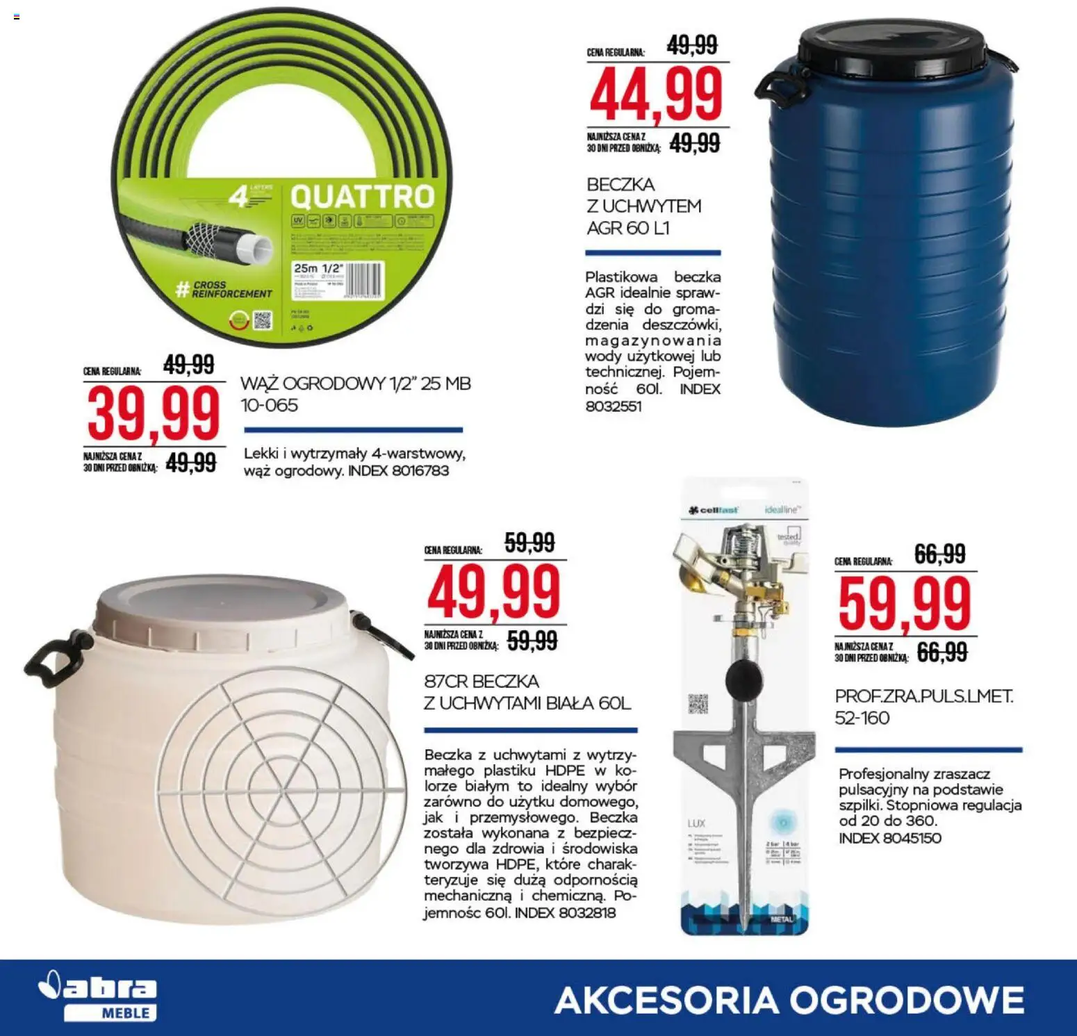Abra meble gazetka od 27.05.2026 | Strona: 30 | Produkty: Wąż ogrodowy