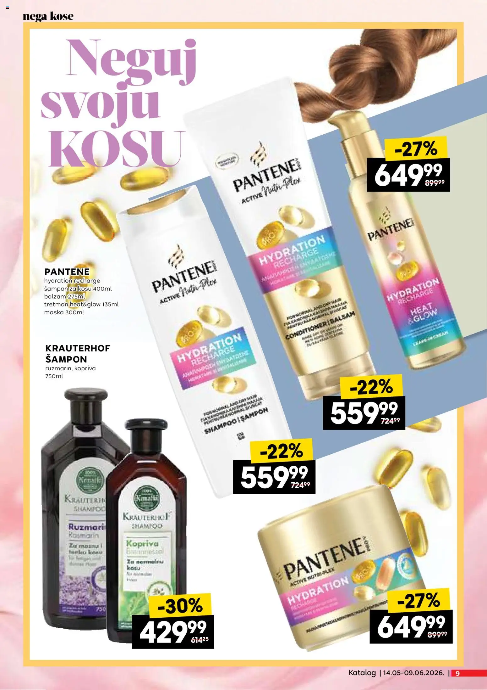 Roda katalog - važi od 14.05.2026 | Strana: 9 | Proizvode: Pantene, Šampon, Balzam, Maska