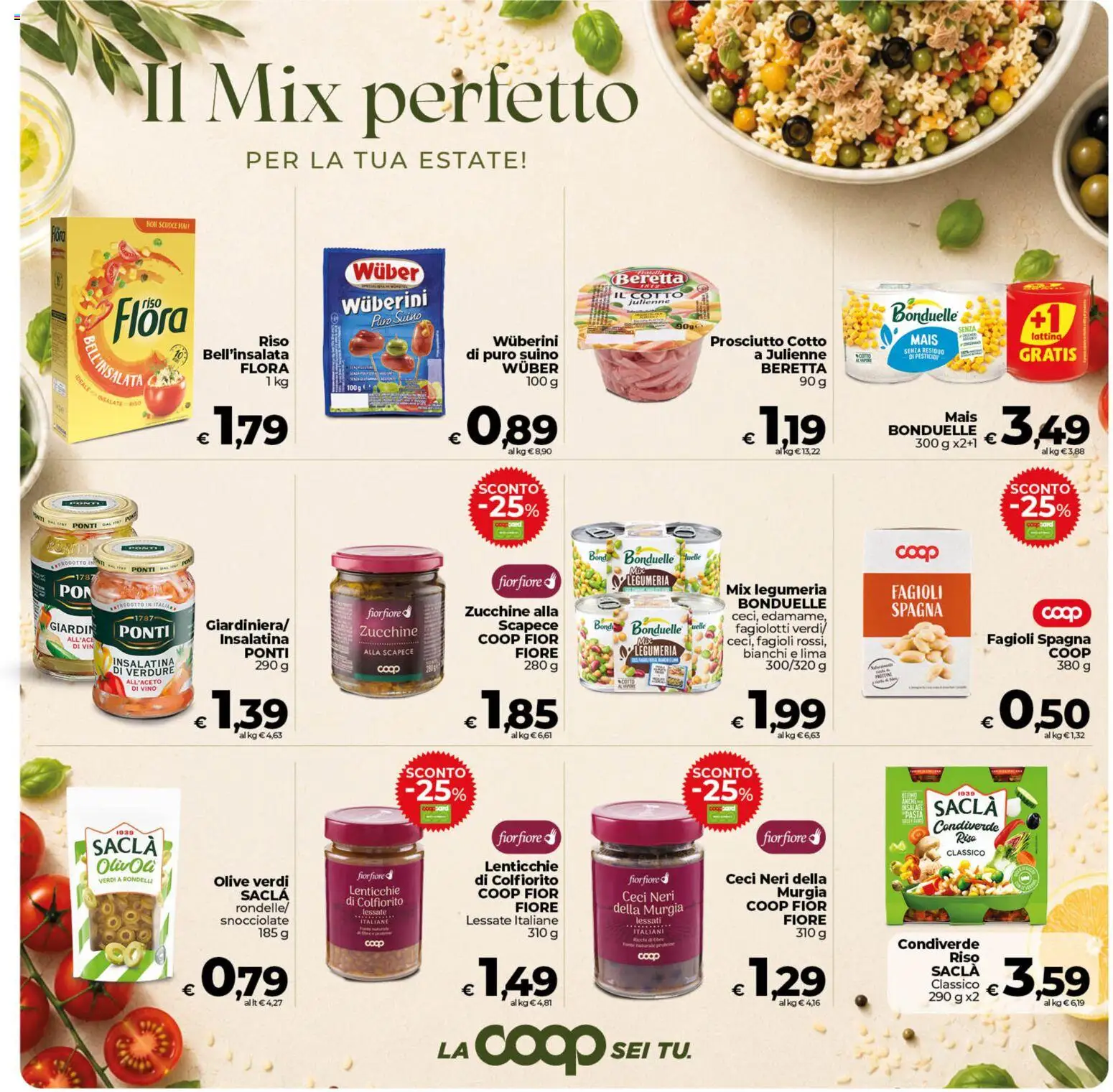 Volantino COOP del 30/07/2026 | Pagina: 11 | Prodotti: Lima, Fagioli, Suino, Vino