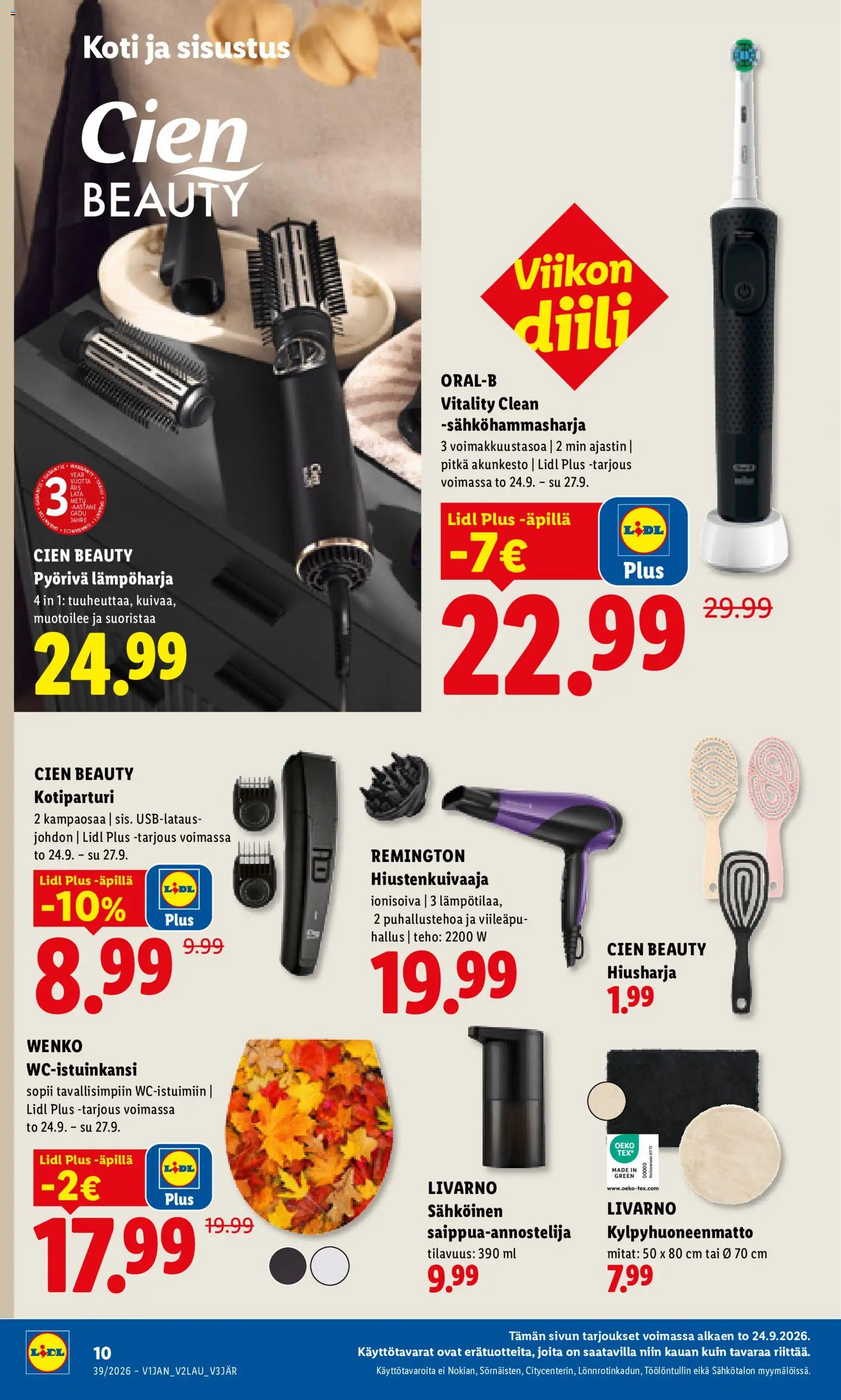 Lidl tarjoukset – voimassa 24/09/2026 alkaen | Sivu: 14