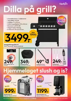 Forhåndsvisning av Gigaboks kundeavis gyldig fra 01.05.2026 | Side: 10 | Produkter: Iskremmaskin, Датчик руху, Grill, Суміш дитяча