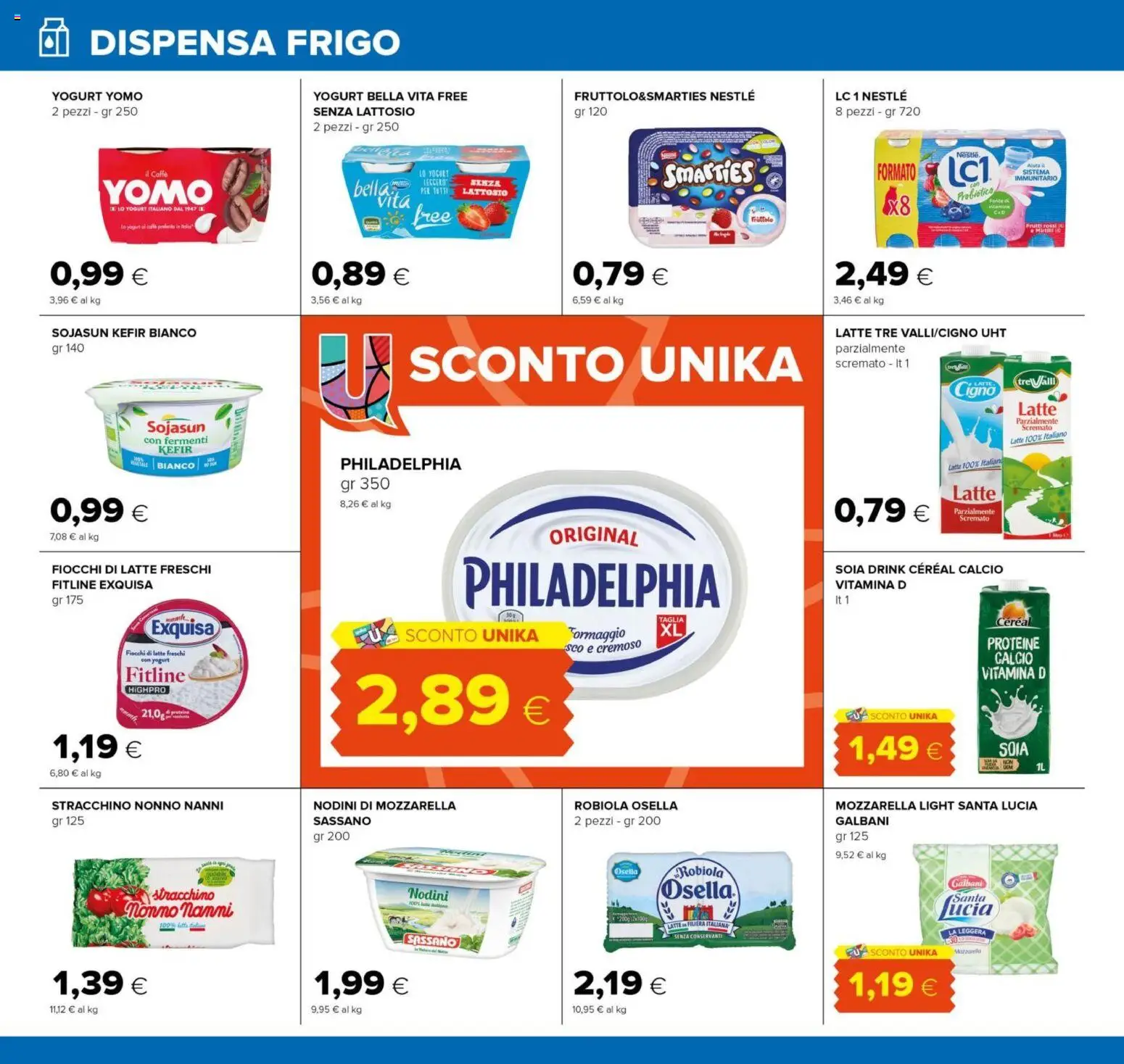 Volantino Oasi del 02/07/2026 | Pagina: 14 | Prodotti: Yogurt, Caffè, Fiocchi, Robiola