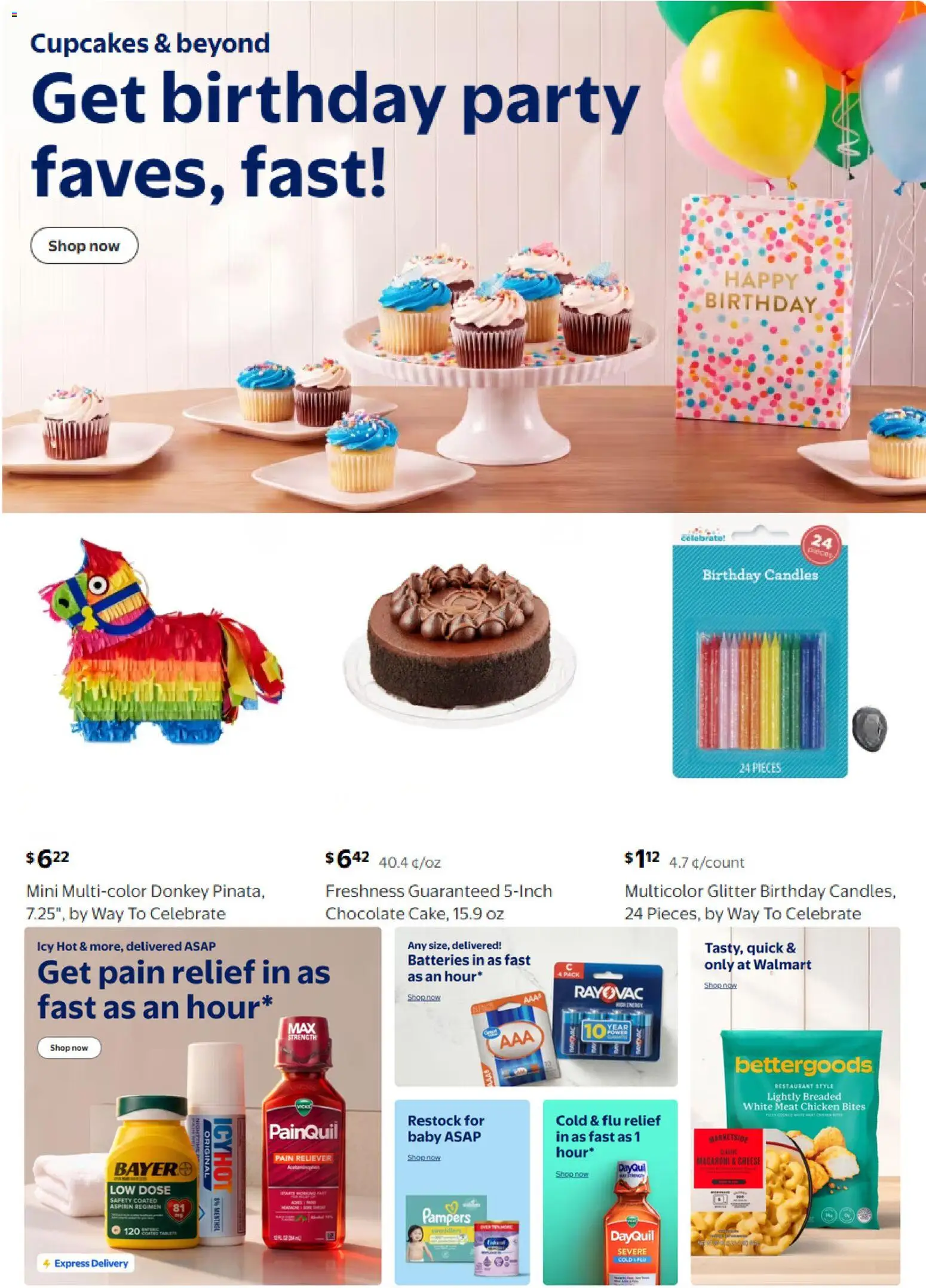Walmart Catalogue valid from 01/09/2026 | Page: 6 | Products: Cheese, Chocolate, Candles, Batteries
