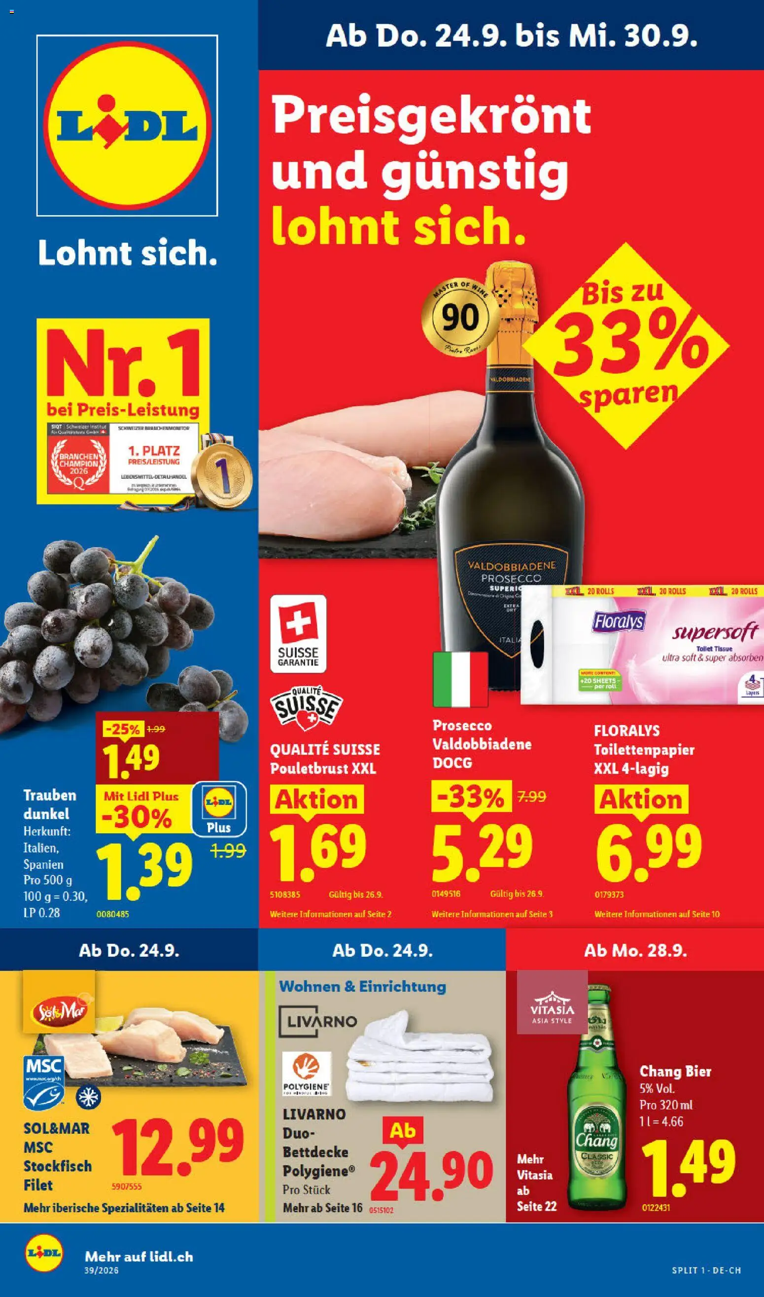Lidl aktionen – gültig ab 24.09.2026 | Seite: 1