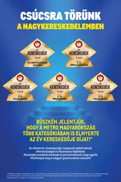 Metro akciós újság - amely érvényes a következő dátumtól: 2026.10.01. | Oldal: 46 | Termékek: Magazin
