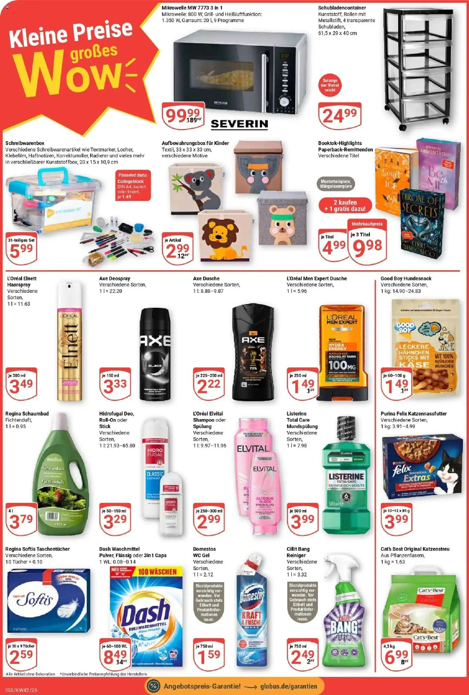 Globus Prospekt Isserstedt (ab 12.10.2026) » Angebote online | Seite: 4 | Produkte: Dusche, Shampoo, Waschmittel, Listerine