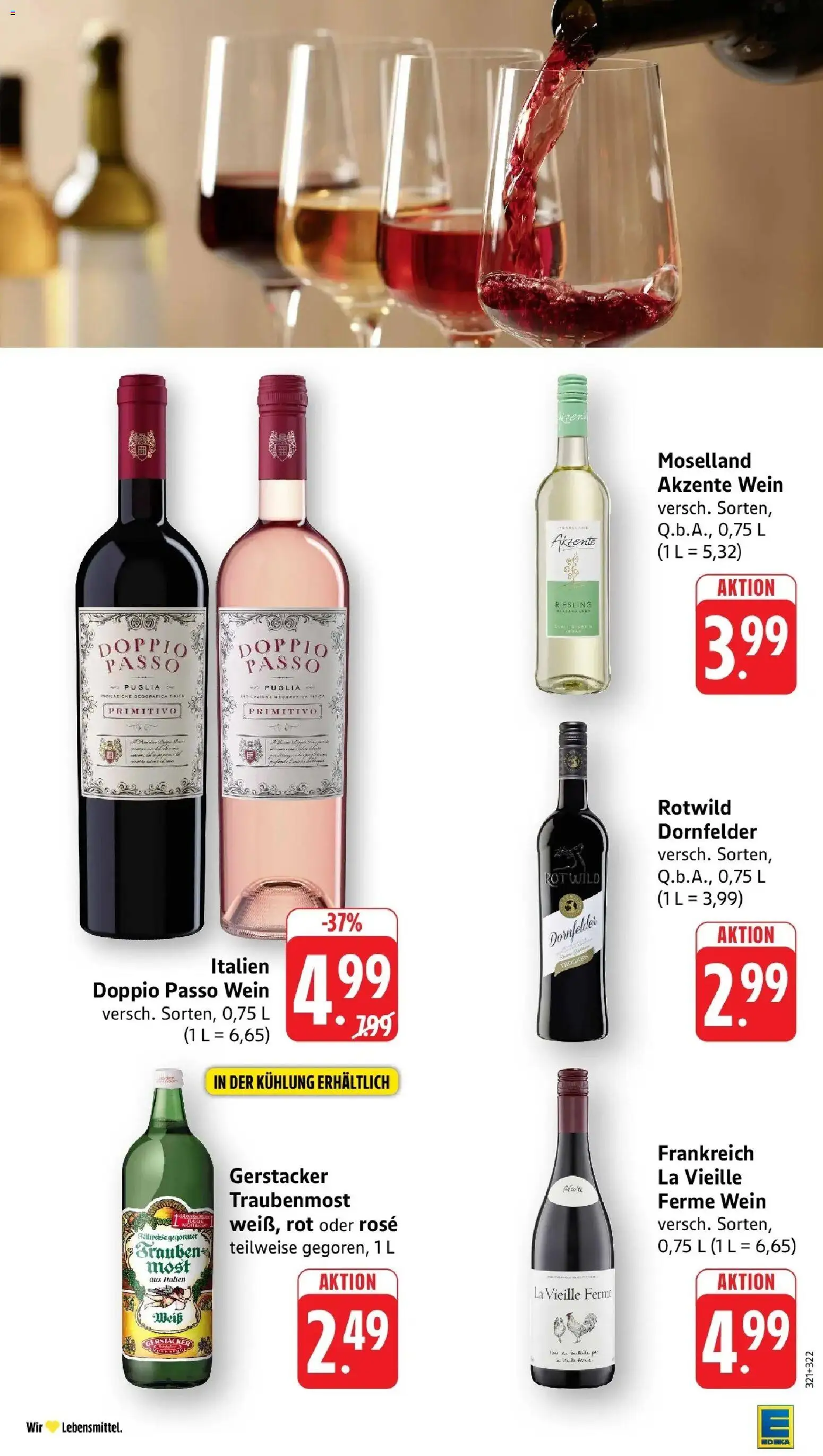 Edeka Prospekt Trier (ab 17.08.2026) » Angebote Online | Seite: 32 | Produkte: Doppio Passo, Wein