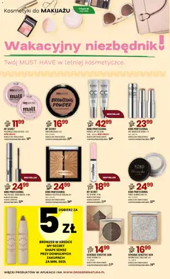 Pogląd oferty "KOBO PROFESSIONAL PUDER, GLOWING SKIN, 8 G, PUDER, GLOWING SKIN, 8 G" - ważna od 17.06.2026 | Strona: 4 | Produkty: Kosmetyki, Puder, Bronzer, Krem