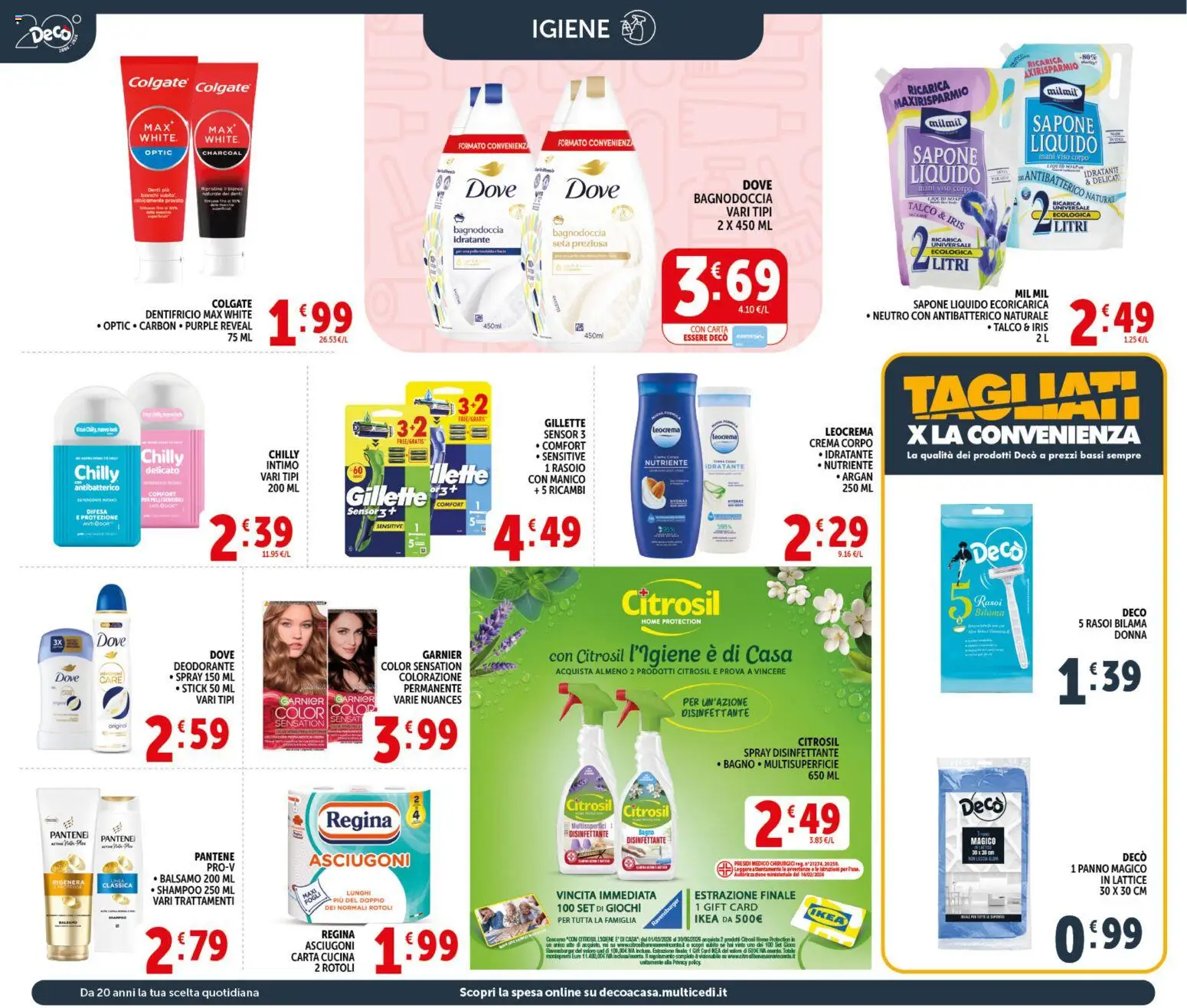 Volantino Decò del 29.05.2026 | Pagina: 18 | Prodotti: Spray disinfettante, Deodorante, Gioco, Bagno