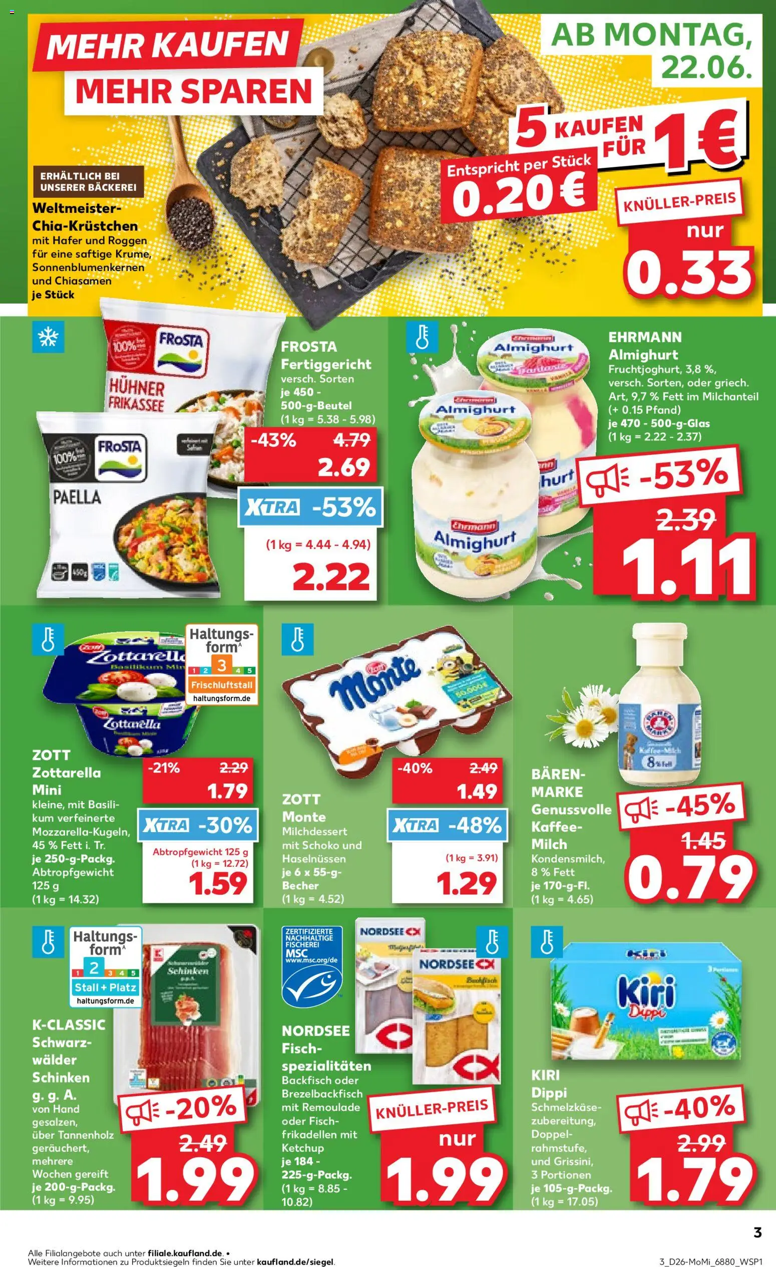 Kaufland Německo leták - Völklingen od 22.06.2026 | Strana: 3