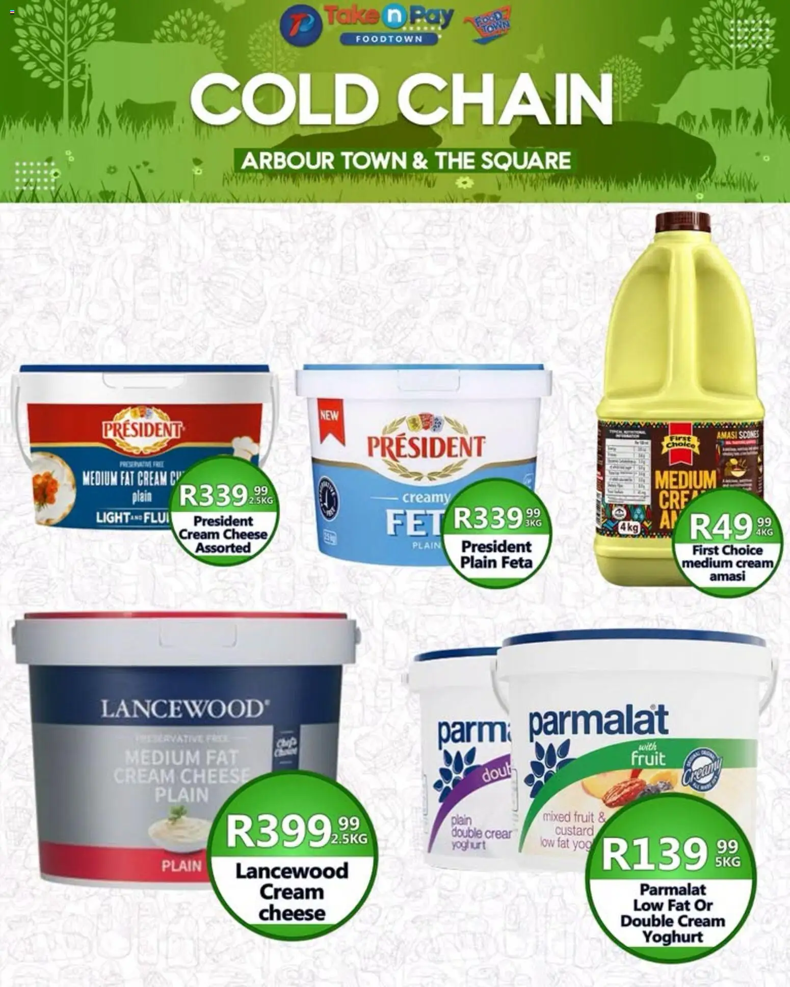 New Take n Pay catalogue – valid from 21/09/2026 | Page: 15 | Products: Custard, Cream cheese, Yoghurt, Cheese
