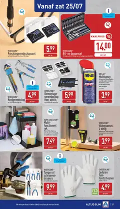 Aldi folder week 30 - Voorbeeld van een folder van Aldi, geldig van 20/07/2026 | Pagina: 27 | Producten: Handschoenen, Haken