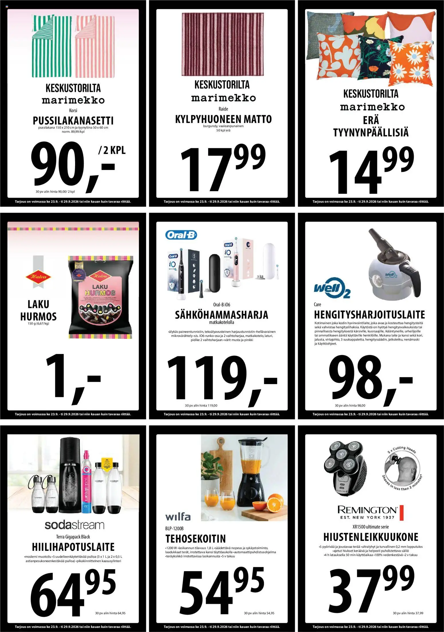 Tuuri tarjoukset – voimassa 23/09/2026 alkaen | Sivu: 12 | Tuotteet: Kansi, Tehosekoitin, Hengitysharjoituslaite, Hiilihapotuslaite