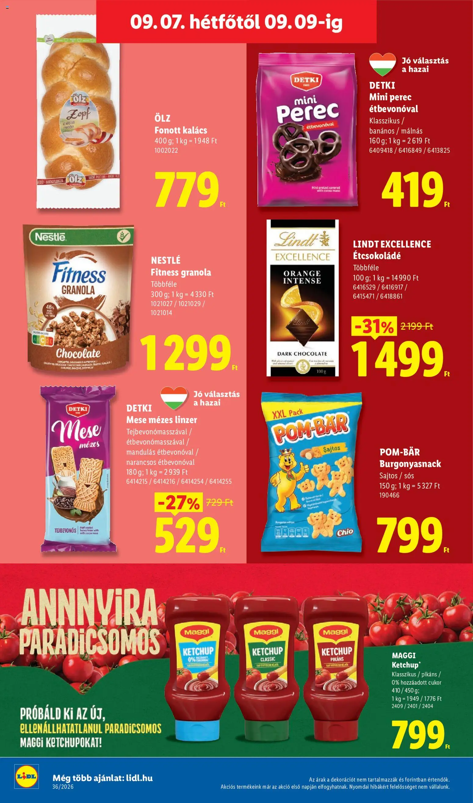 Lidl akciós ujság - amely érvényes a következő dátumtól: 2026.09.03. | Oldal: 60