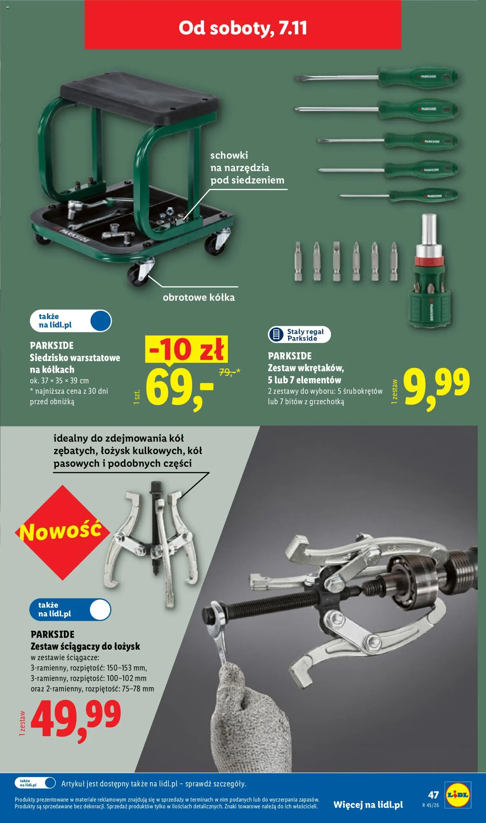 Lidl Polsko katalog od 02.11.2026 | Strana: 57 | Produkty: Parkside, Regál