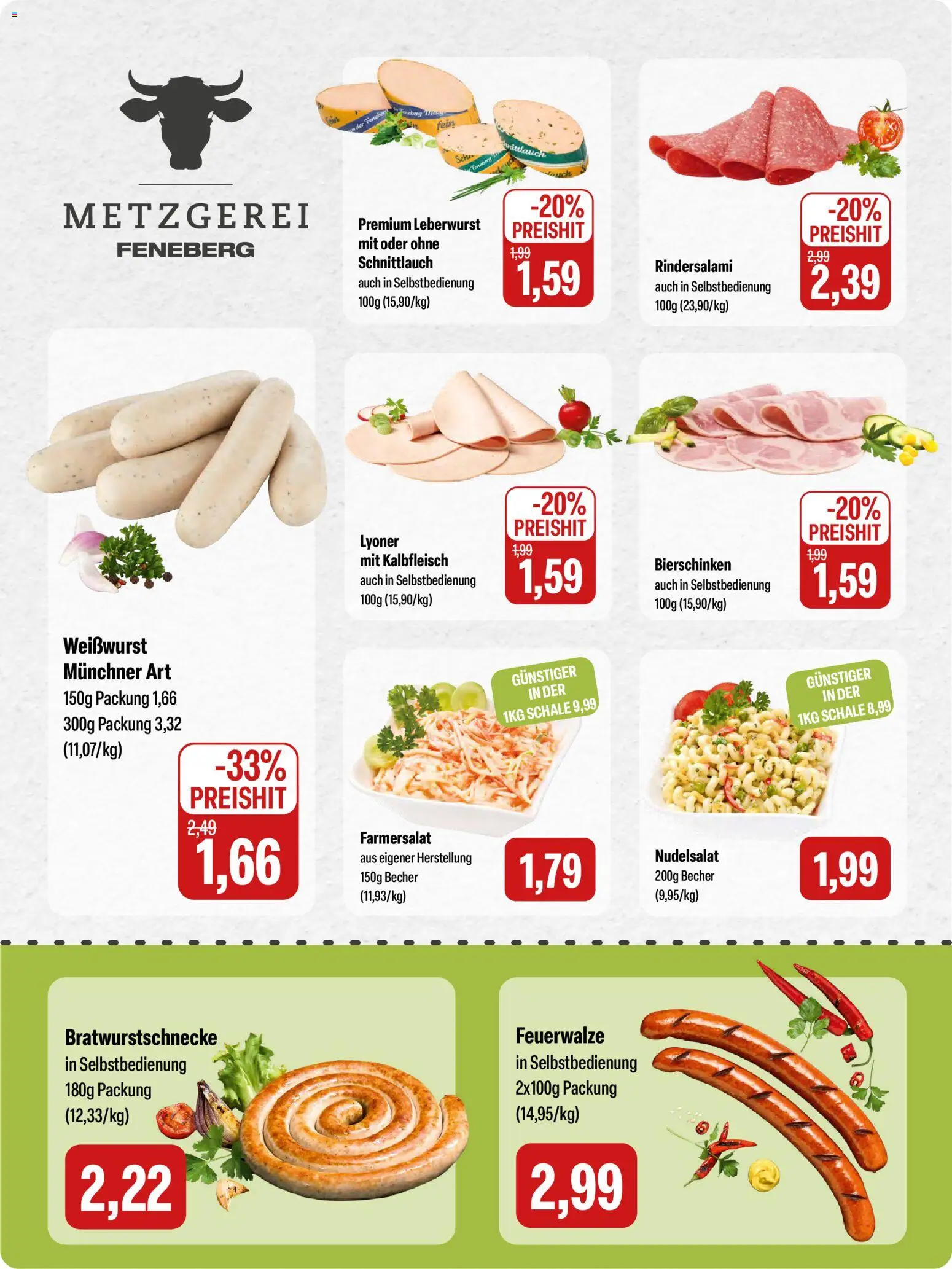 Feneberg Angebote – gültig ab 18.06.2026 | Seite: 2 | Produkte: Weißwurst