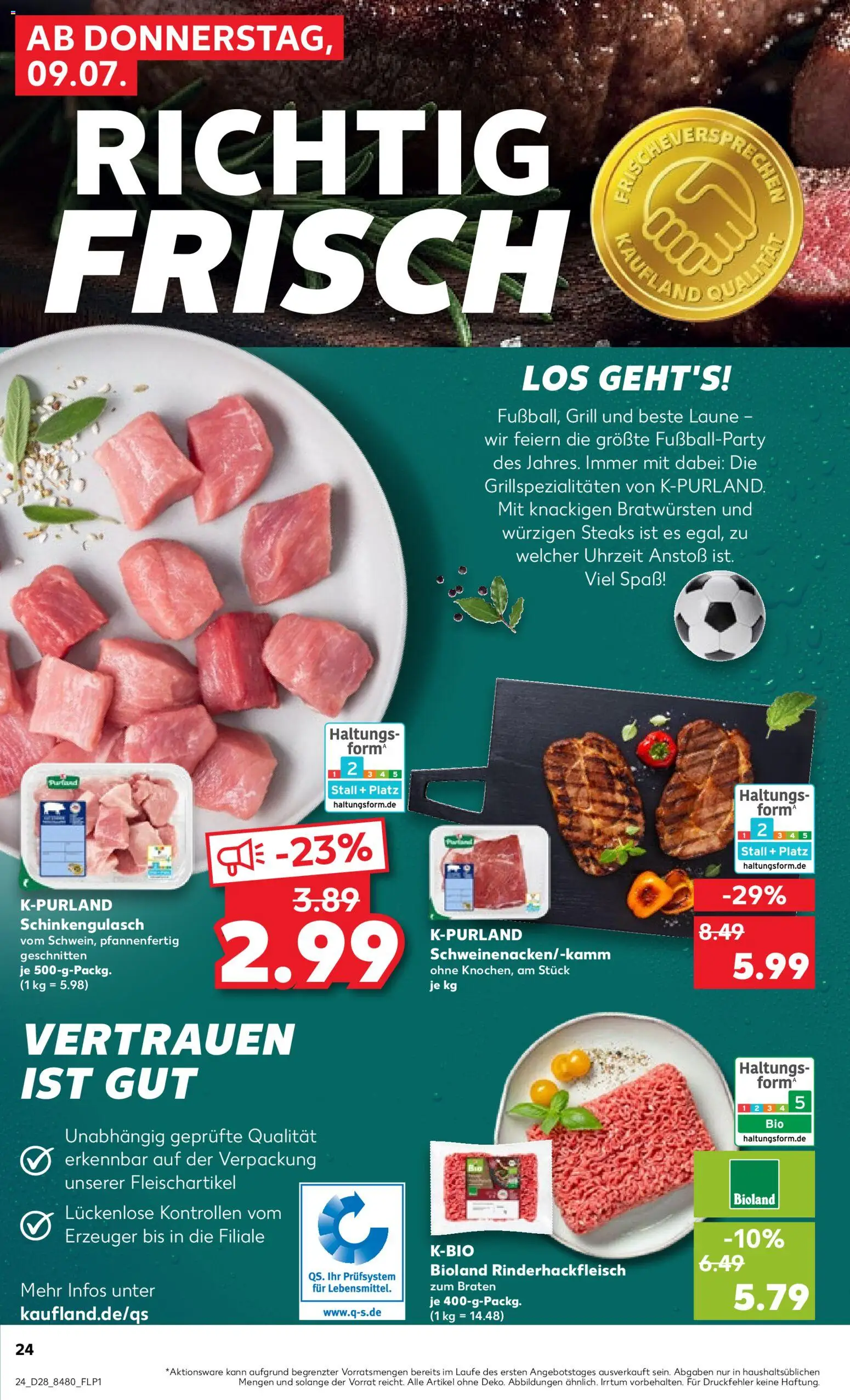 Kaufland Prospekt Stuttgart – gültig ab 09.07.2026 | Seite: 24 | Produkte: Grill