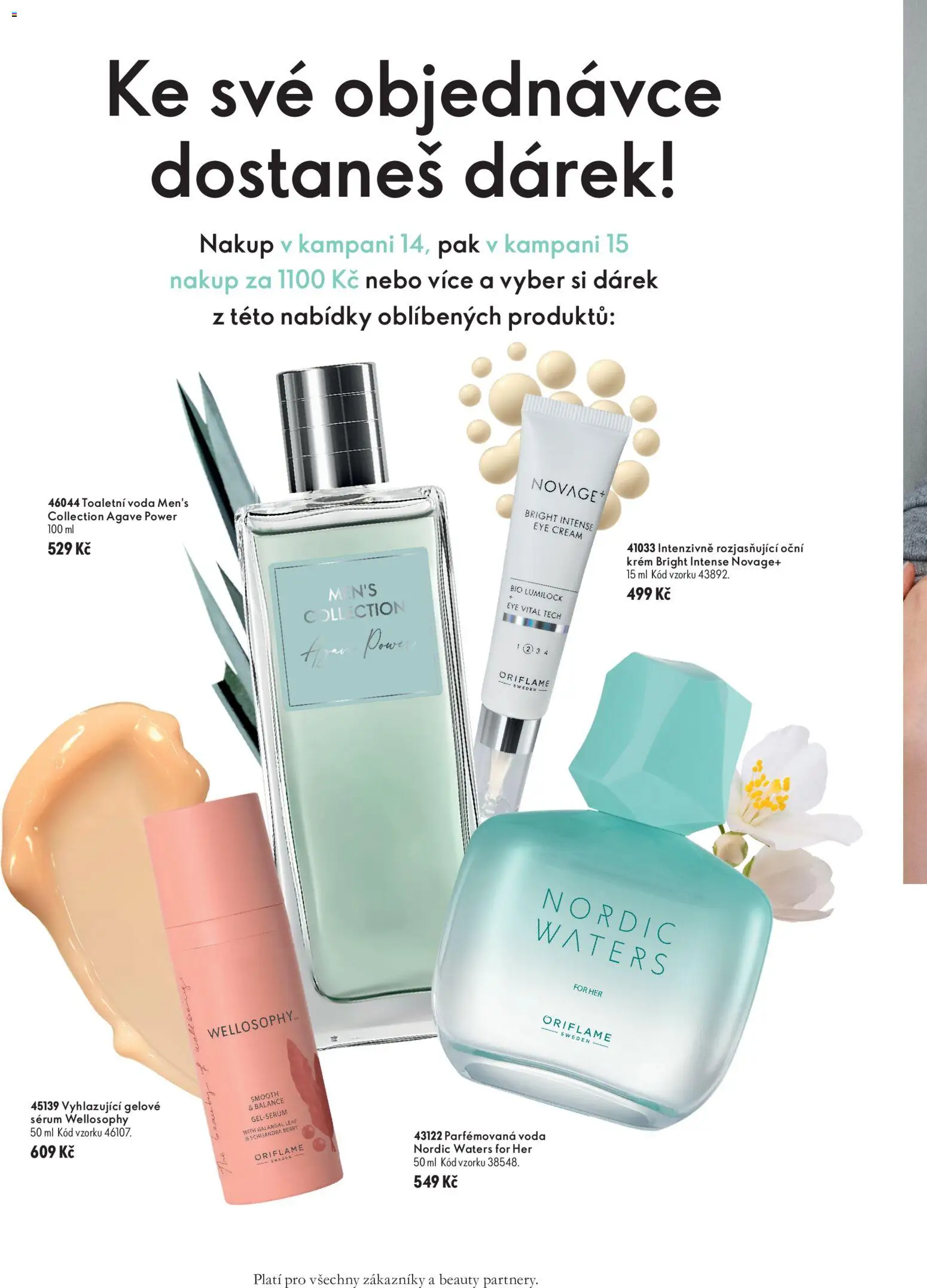 Oriflame katalog č. 14/2026 od 30.09.2026 | Strana: 12 | Produkty: Voda, Sérum, Krém, Toaletní voda