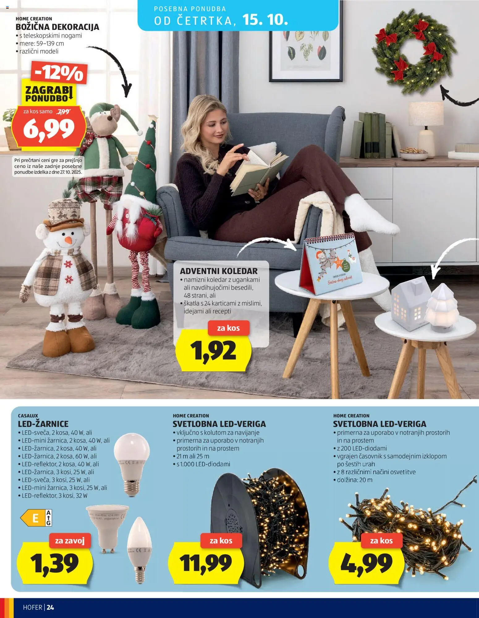 Novi Hofer katalog ponudbe – veljaven od 07.10.2026 | Stran: 24