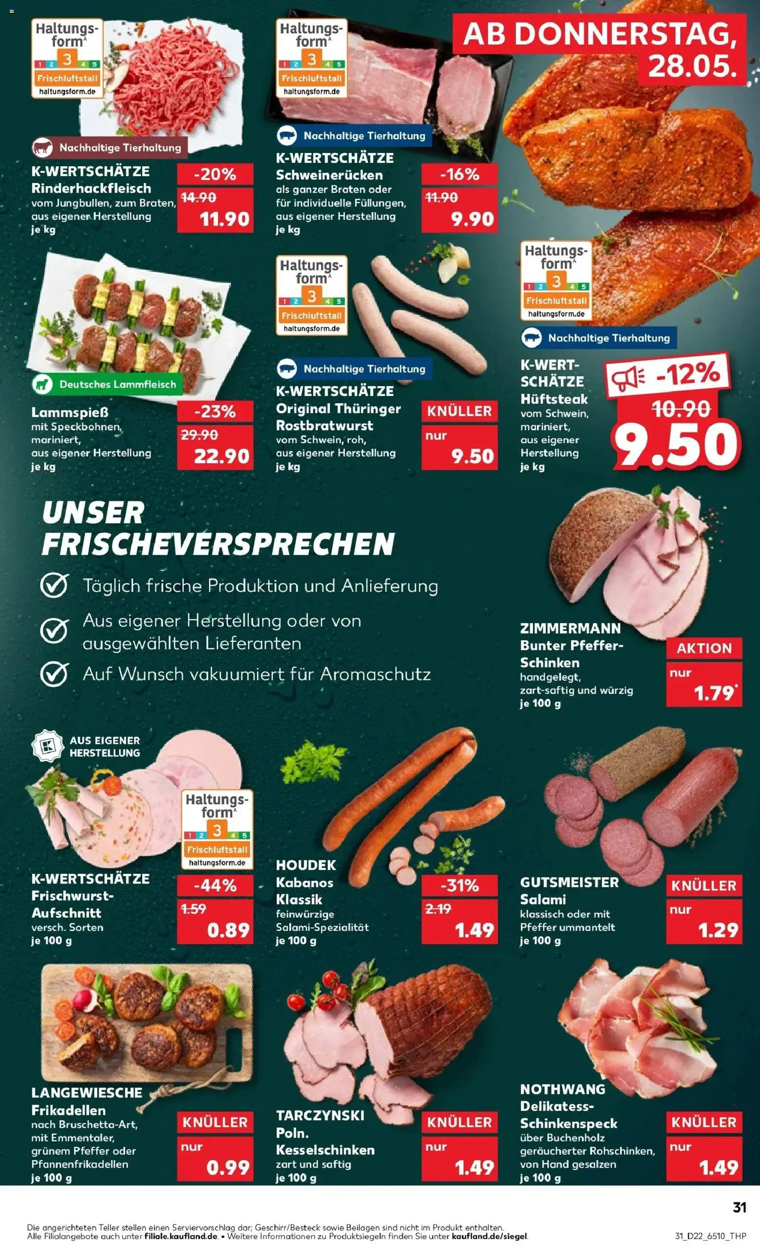 Kaufland Prospekt Erftstadt – gültig ab 26.05.2026 | Seite: 36 | Produkte: Pfeffer, Schweinerucken, Salami, Schinken
