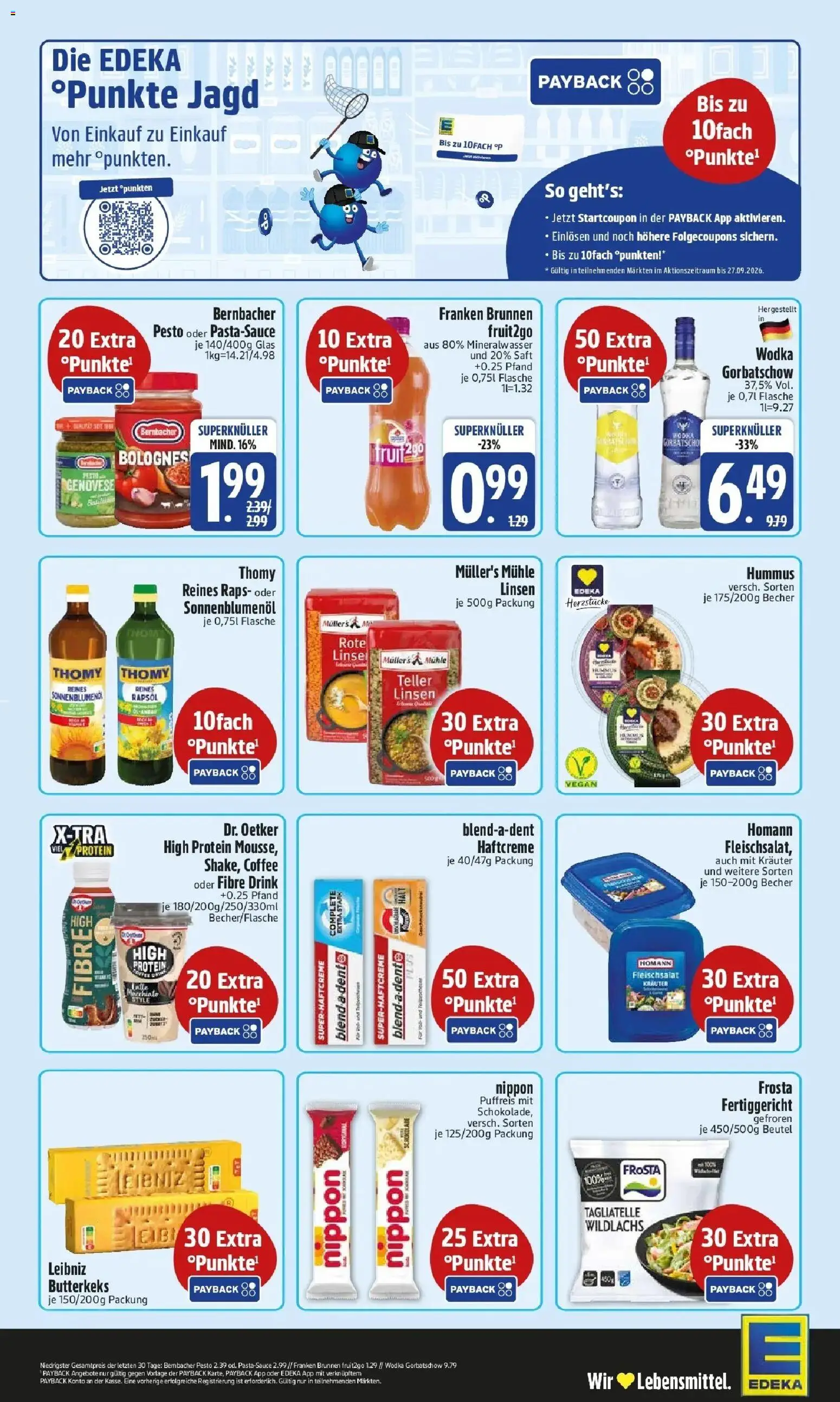 Edeka Prospekt Trostberg (ab 14.09.2026) » Angebote Online | Seite: 2 | Produkte: Mühle, Wodka gorbatschow, Hummus, Wodka