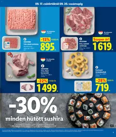 HÚSFARM Friss, fiatal kacsacomb, 520 g; 1 kg = 2 883 Ft - amely érvényes a következő dátumtól: 2026.09.17. | Oldal: 3
