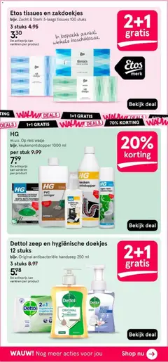 Etos folder - Voorbeeld van een folder van Etos, geldig van 07-09-2026 | Pagina: 46 | Producten: Doekjes, Vloeren, Gel, Zeep