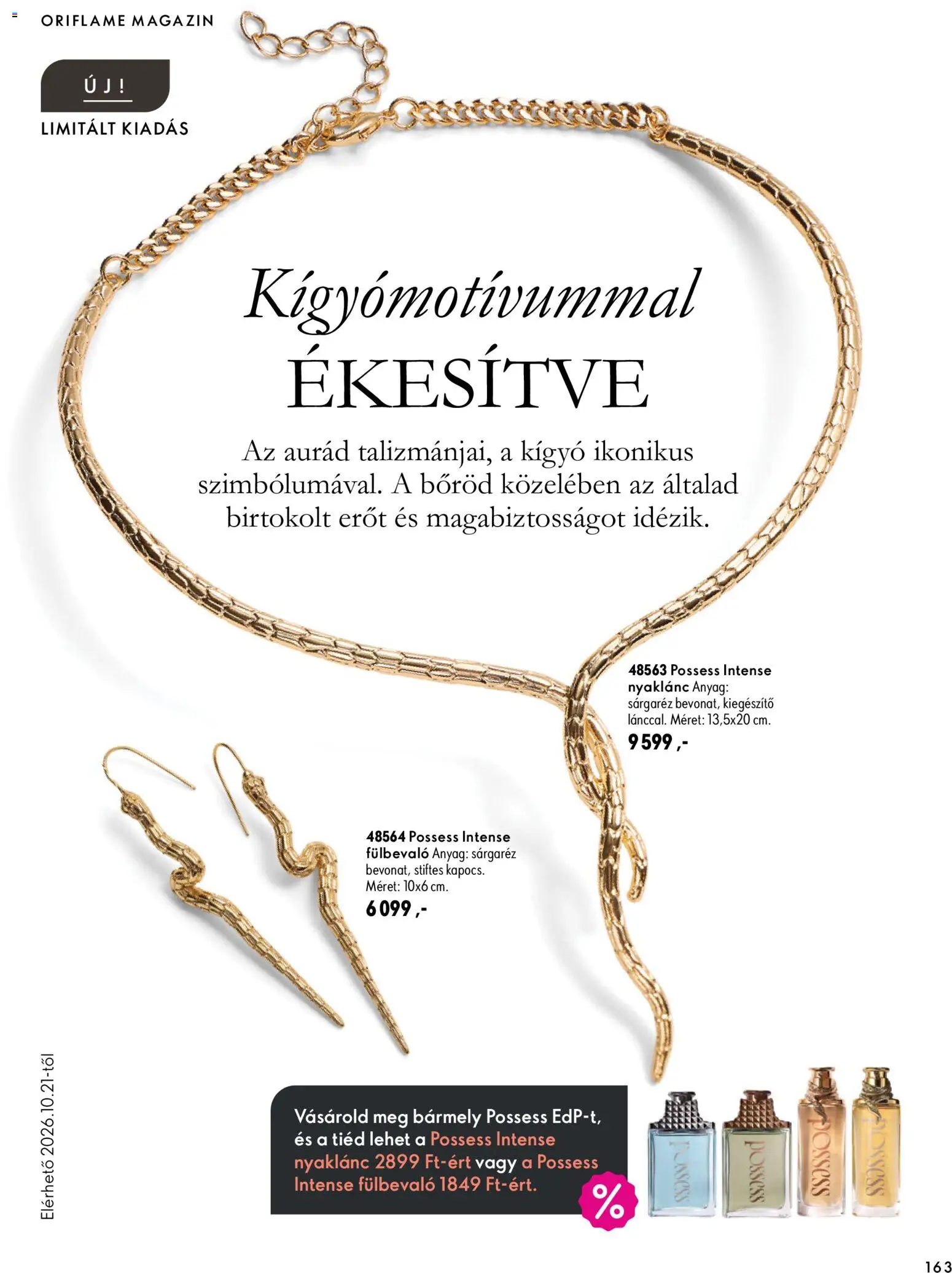 Oriflame akciós ujság - amely érvényes a következő dátumtól: 2026.09.30. | Oldal: 163 | Termékek: Magazin