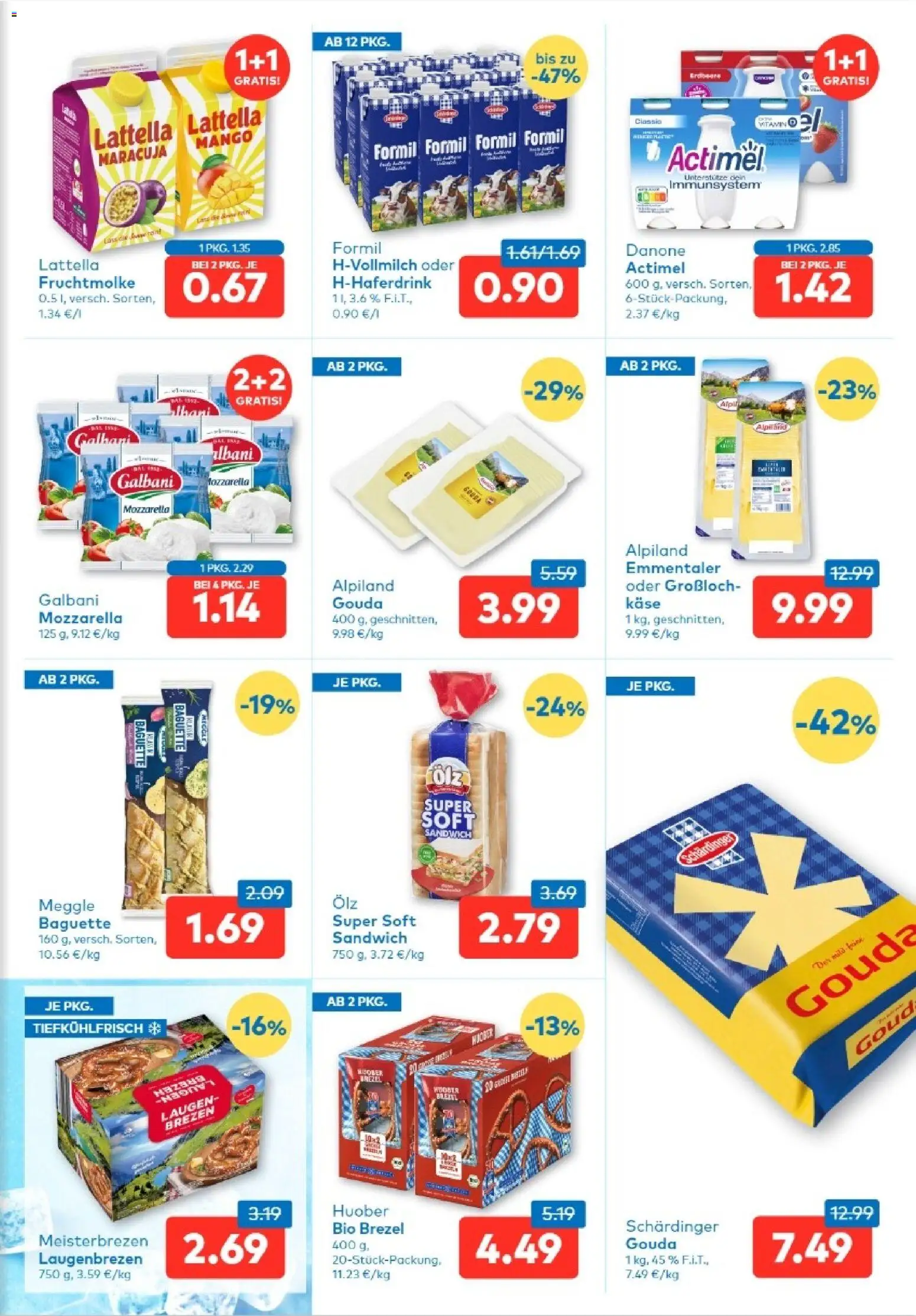 T&G Tirol gültig ab 27.08.2026 | Seite: 3 | Produkte: Mango, Baguette, Käse