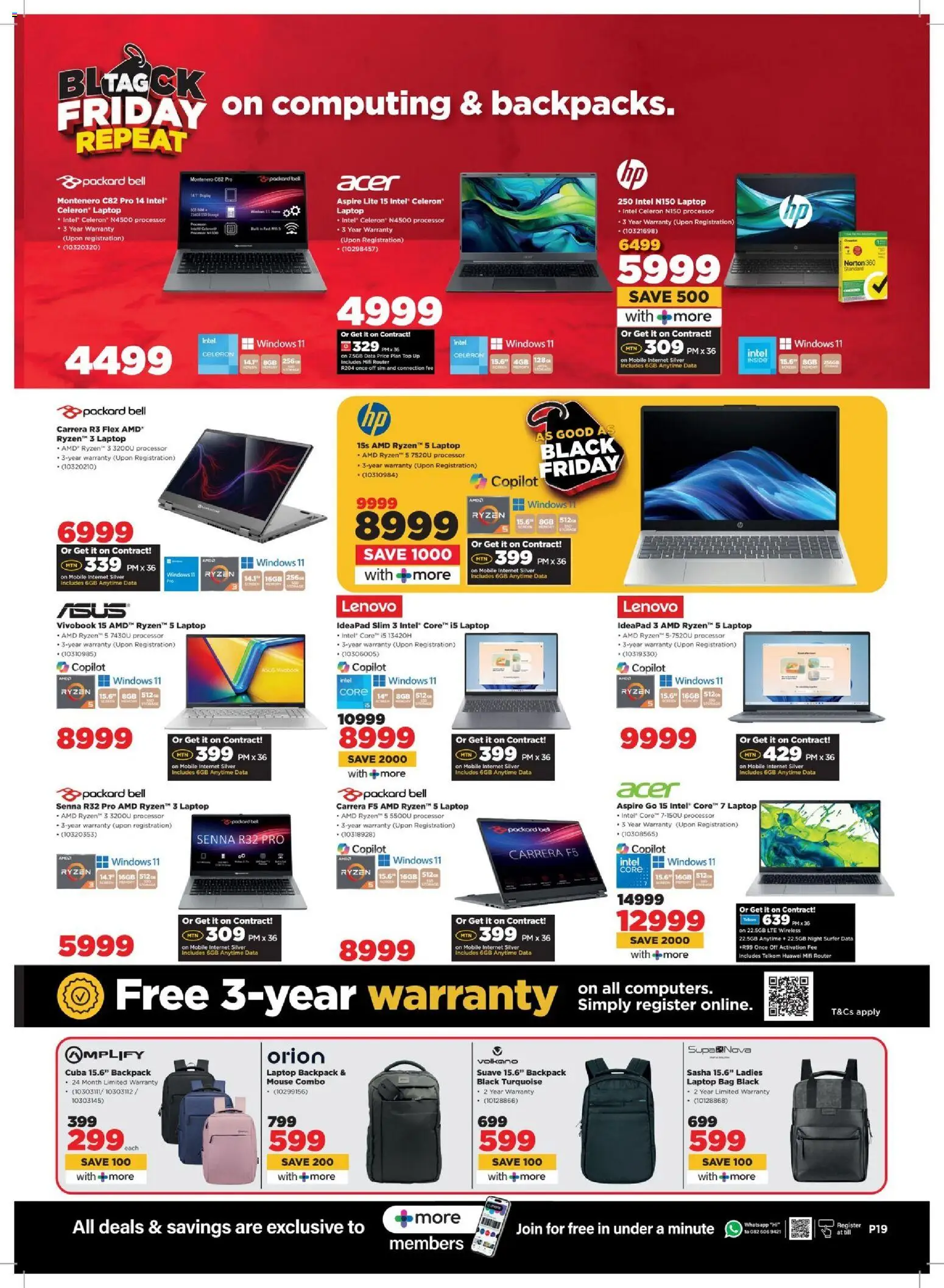 New HiFi Corp catalogue – valid from 04.03.2026 | Page: 19 | Products: Data, Mouse, Backpack, Laptop