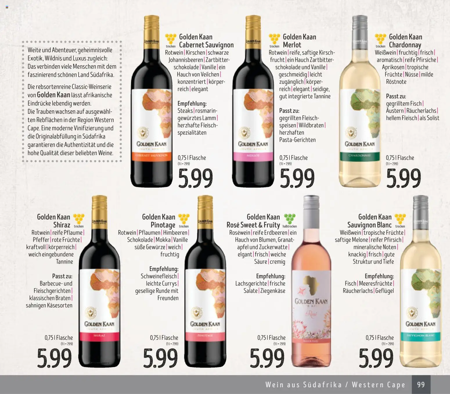 Edeka Struve Wein– und Spirituosen – gültig ab 14.11.2025 | Seite: 99 | Produkte: Räucherlachs, Melone, Wein, Erdbeeren