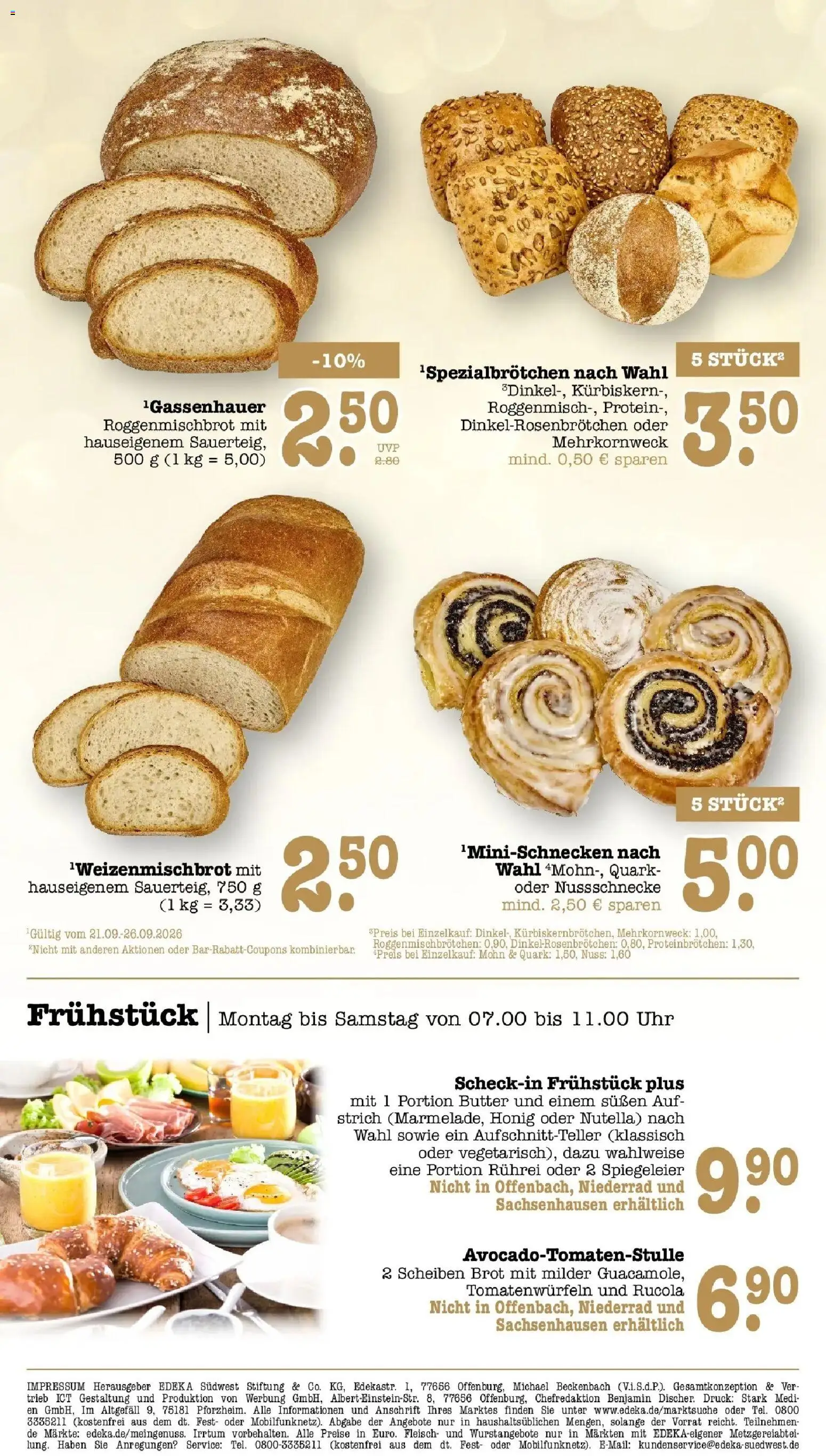 Edeka Prospekt Offenbach (ab 21.09.2026) » Angebote Online | Seite: 14 | Produkte: Quark, Butter, Fleisch, Uhr