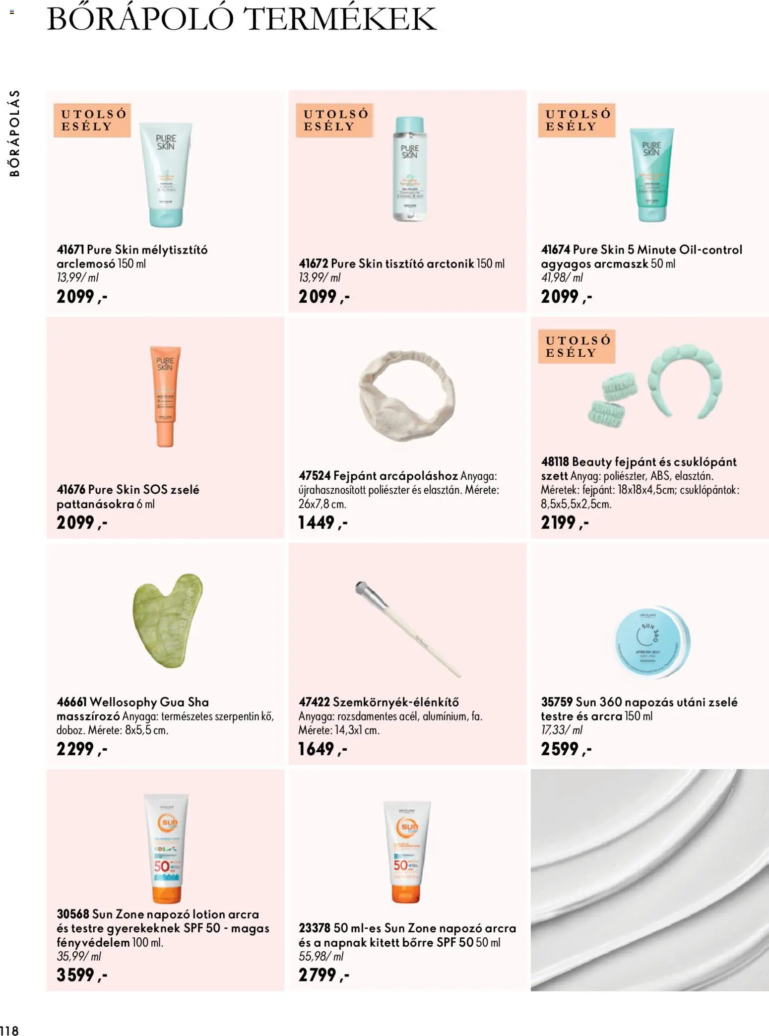 Oriflame akciós ujság - amely érvényes a következő dátumtól: 2026.11.11. | Oldal: 118 | Termékek: Tisztító, Püré
