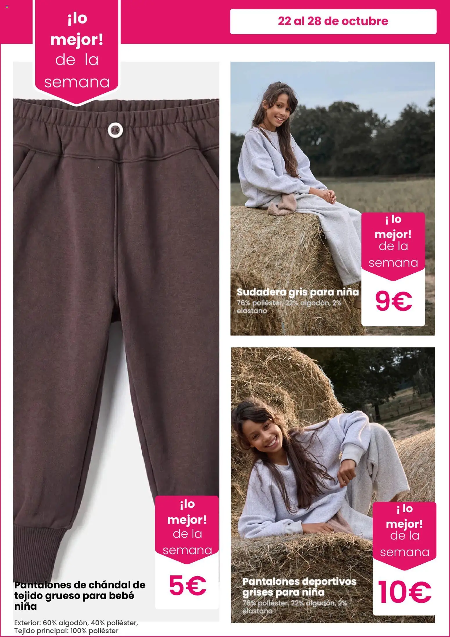 Pepco folleto │ válido desde el 22/10/2026 | Página: 4 | Productos: Sudadera, Pantalones