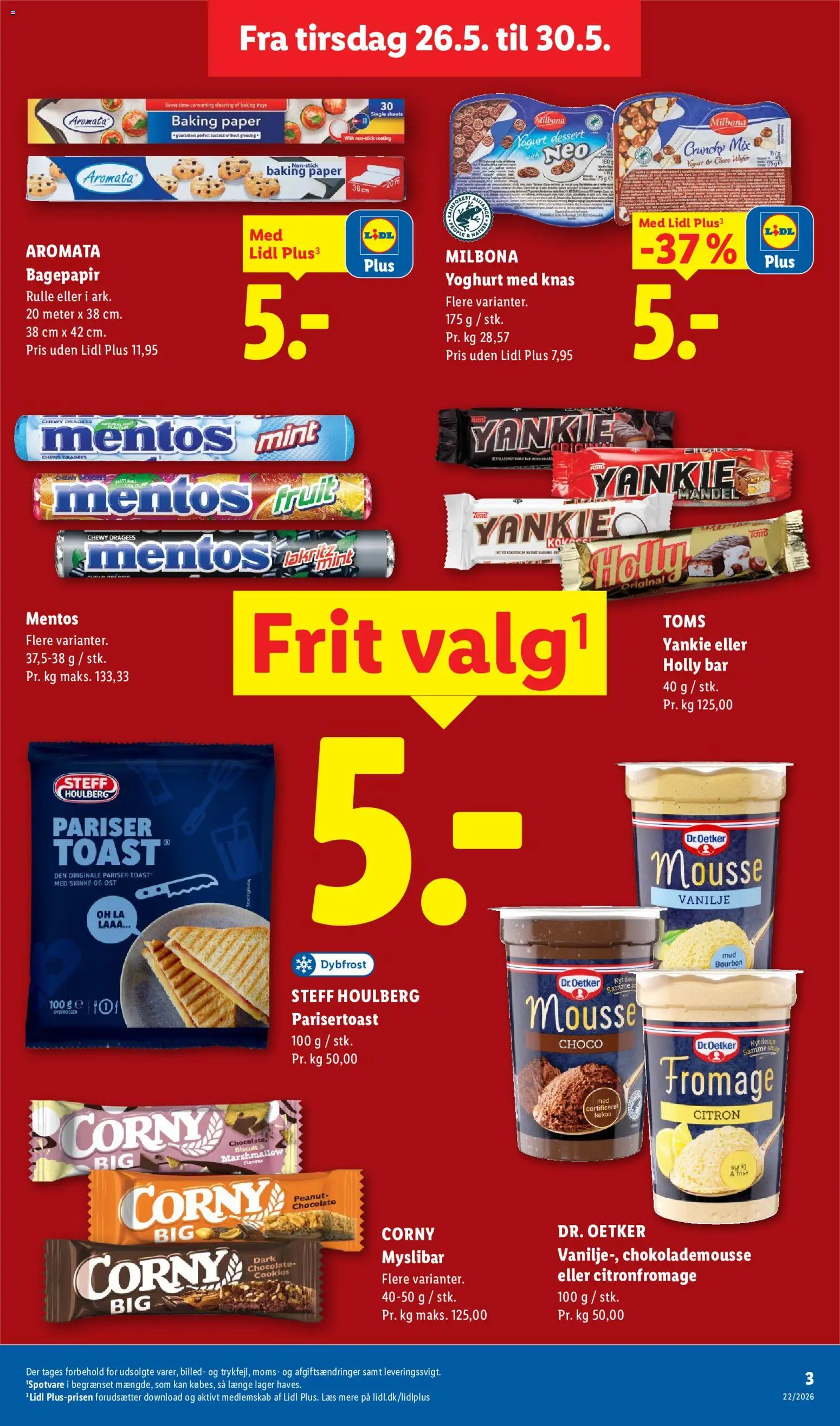 Lidl tilbudsavis – gyldig fra 28.05.2026 | Side: 15 | Produkter: Skinke, Cookies, Kakao, Søm