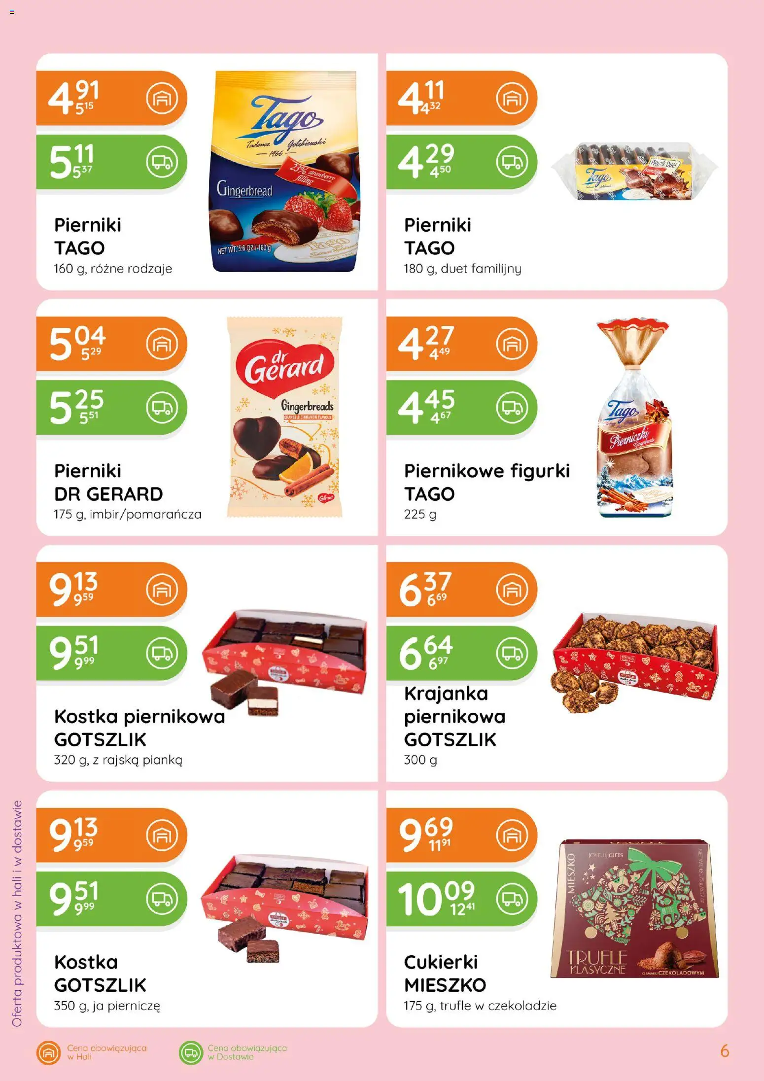 Eurocash gazetka - Katalog Boże Narodzenie - Słodycze od 15.10.2026 | Strona: 6 | Produkty: Pierniki, Cukierki trufle, Figurki, Pierniczki