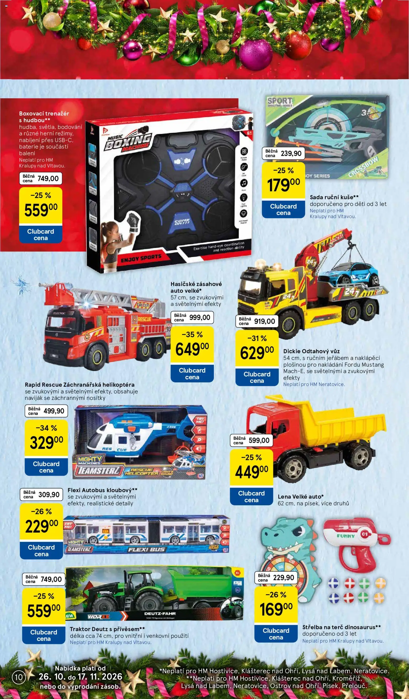 Tesco leták - Vánoční katalog hraček od 26.10.2026 | Strana: 10