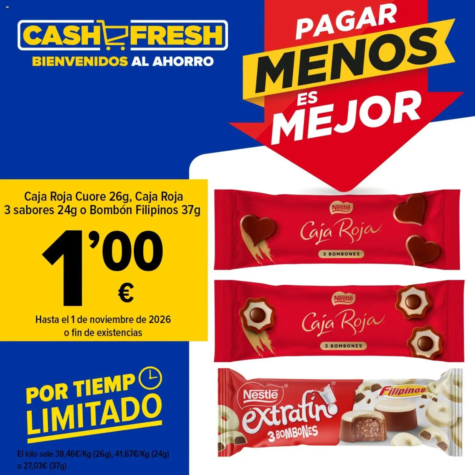 Cash Fresh Disfruta por tiempo limitado de una edición exclusiva de bombones Nestlé │ válido desde el 26/10/2026 | Página: 1