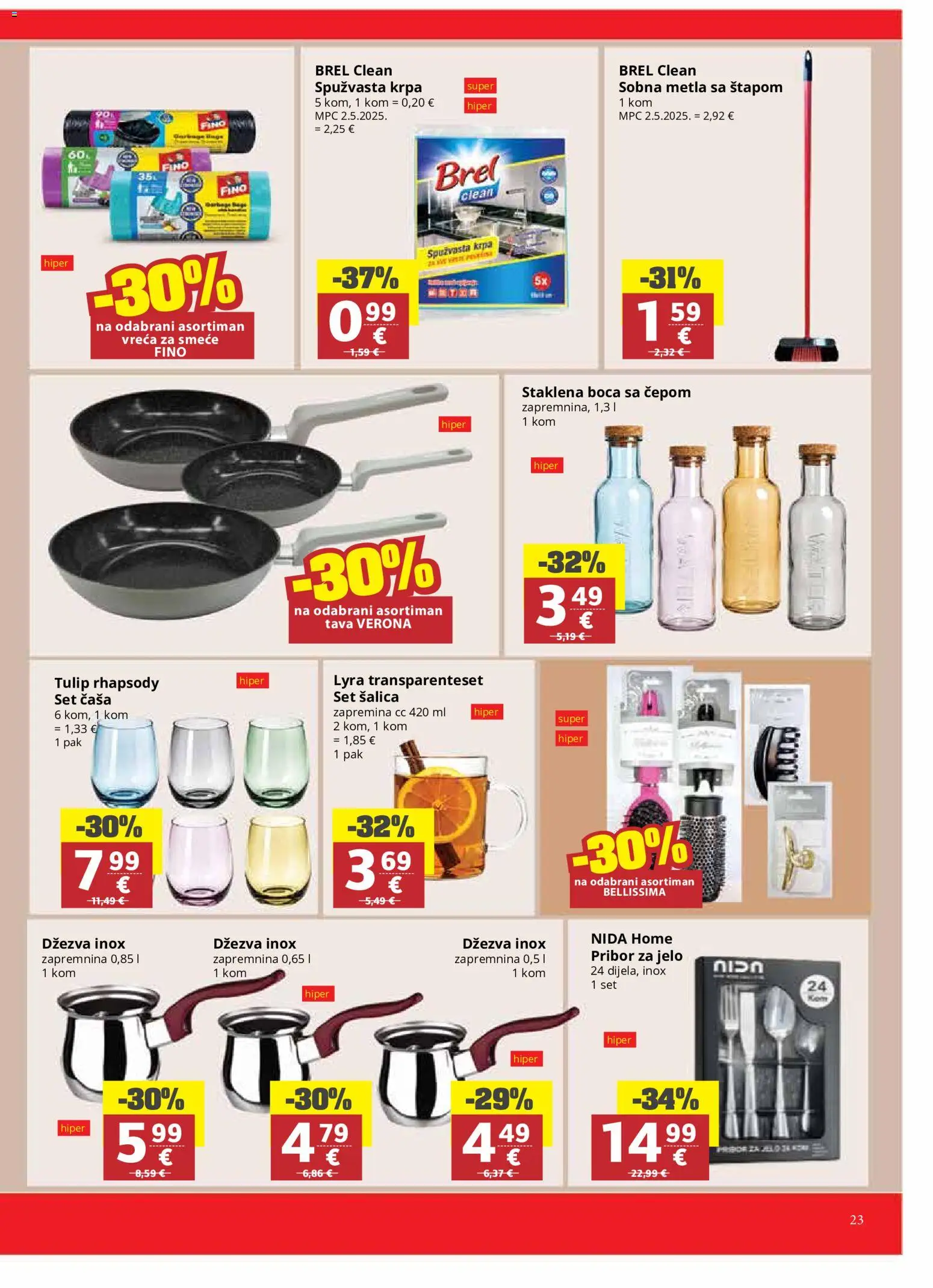 Ribola katalog | vrijedi od 02.09.2026 | Stranica: 23 | Proizvodi: Krpa, Metla, Dzezva, Tava