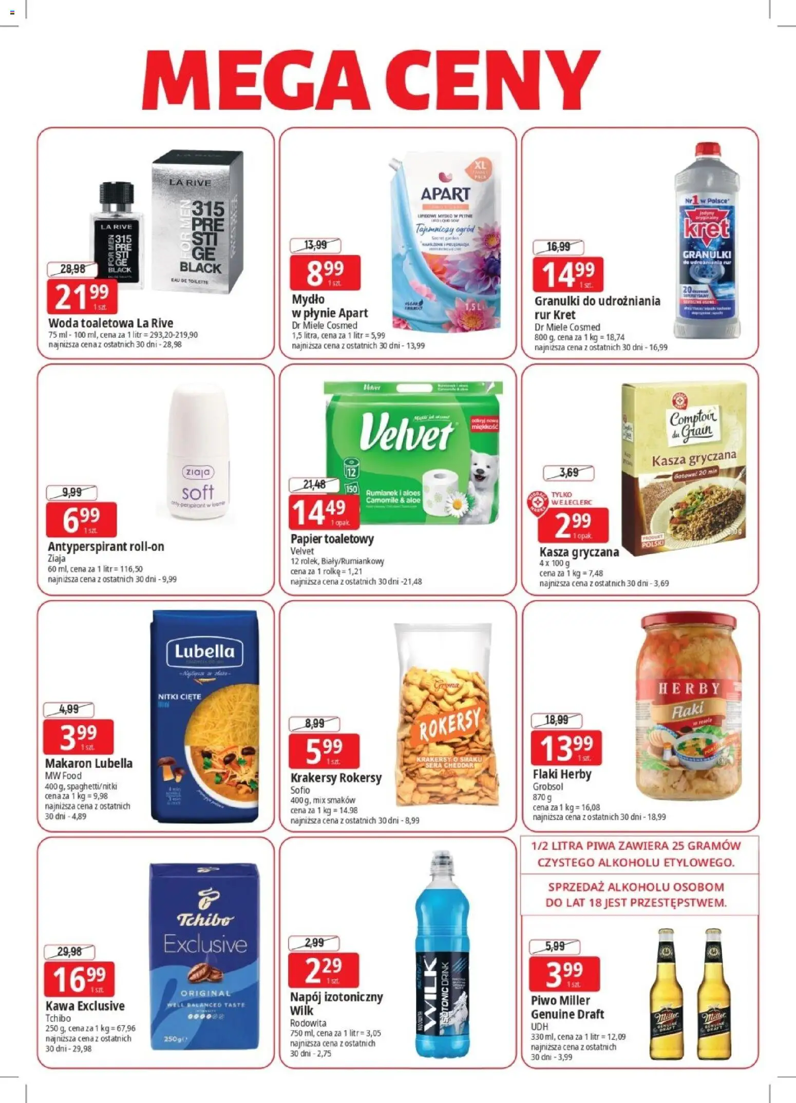 E.Leclerc gazetka - Elbląg od 15.06.2026 | Strona: 3 | Produkty: Kasza, Aloes, Makaron, Antyperspirant