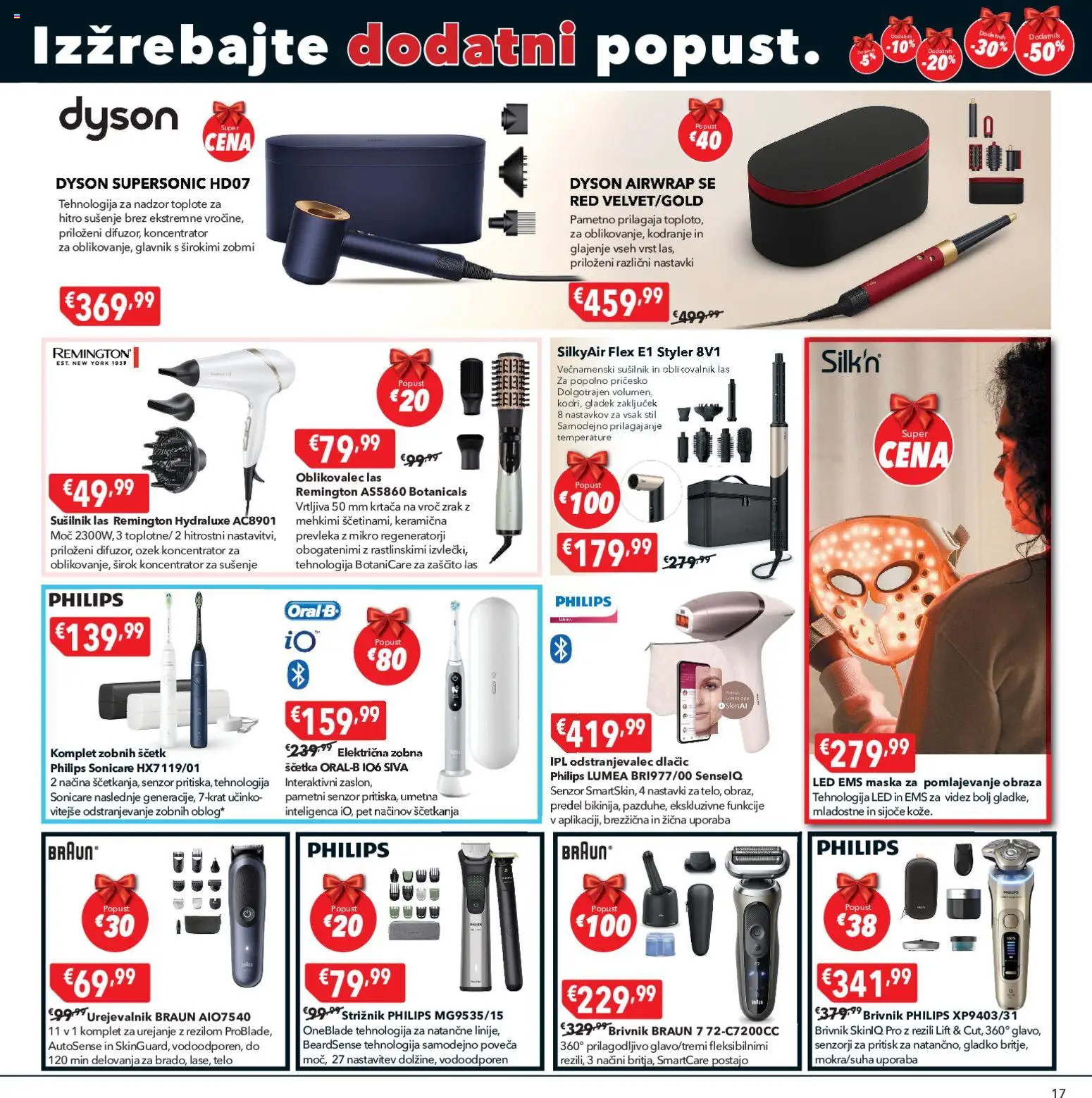 Novi Harvey Norman katalog ponudbe – veljaven od 16.09.2026 | Stran: 17 | Izdelki: Prevleka, Krtaca, Maska, Brivnik