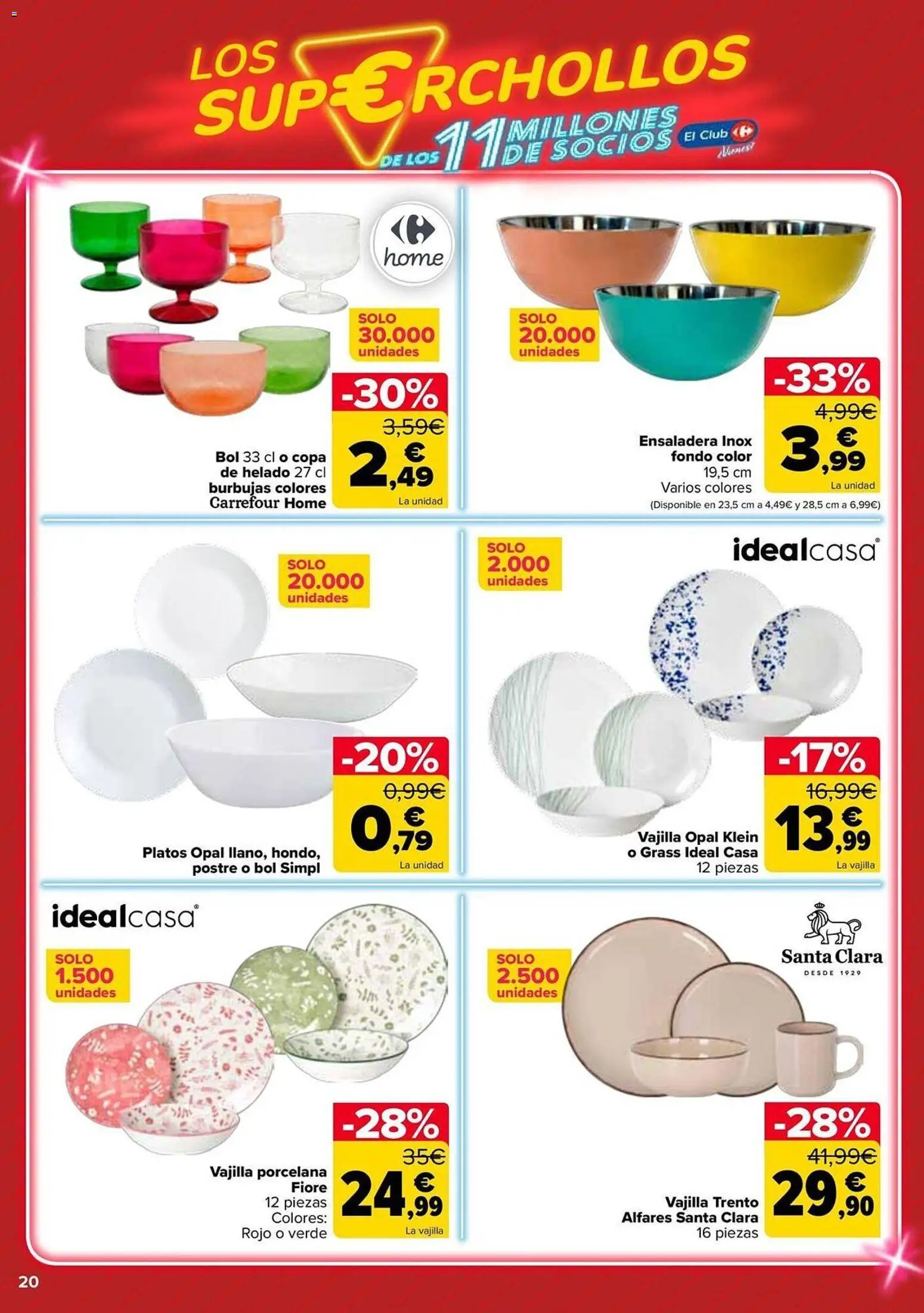 Carrefour Los Super Chollos │ válido desde el 12.05.2026 | Página: 20 | Productos: Helado, Βρεφικό κρεβάτι