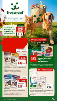 Fressnapf akciós újság - amely érvényes a következő dátumtól: 04.06.2026