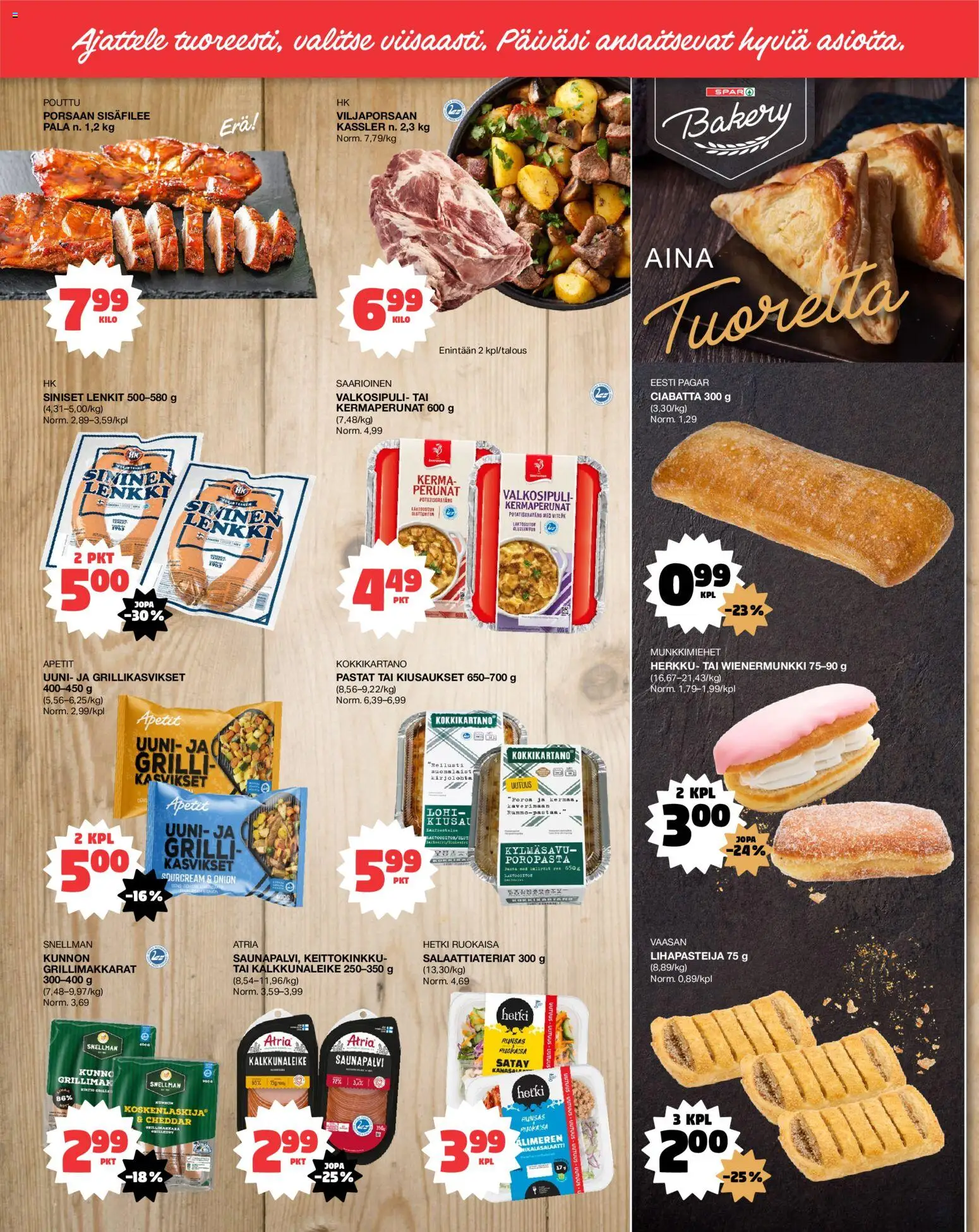 Tokmanni - EUROSPAR – voimassa 23/07/2026 alkaen | Sivu: 2