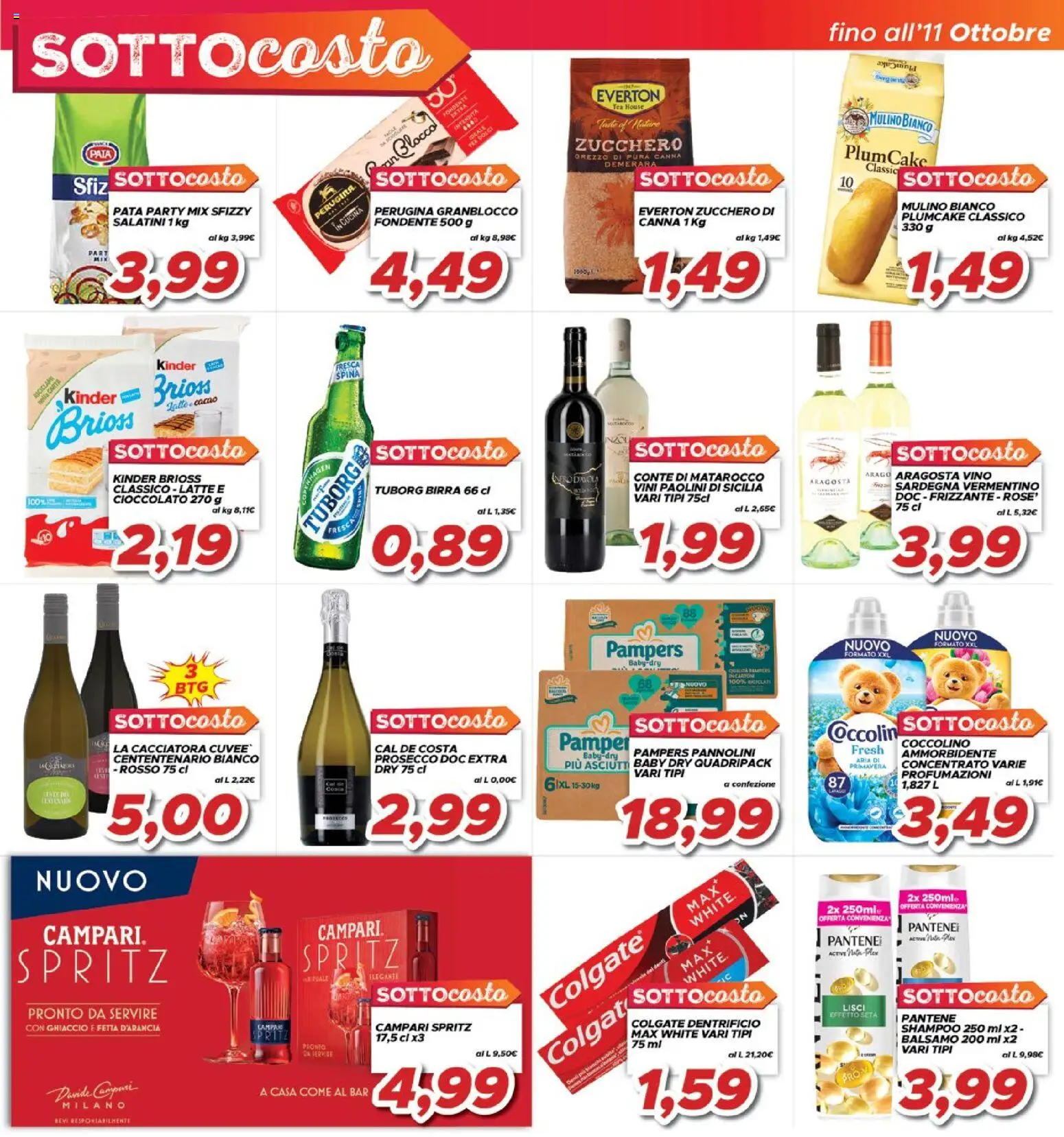 Volantino Ma Supermercati del 02/10/2026 | Pagina: 3 | Prodotti: Balsamo, Salatini, Ammorbidente, Vino