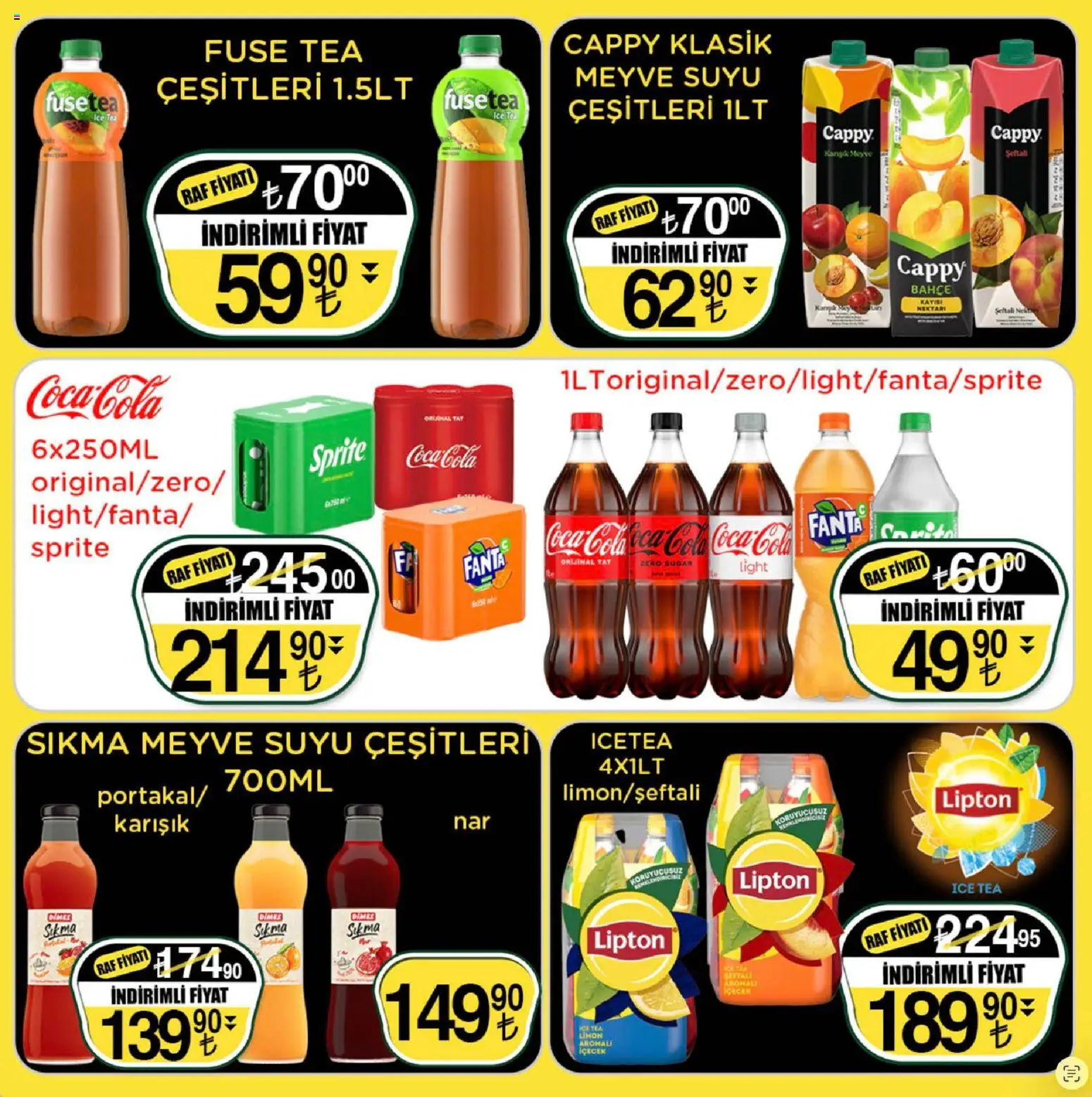 Sarıyer Katalog - 13.03.2026 tarihinden itibaren geçerlidir | Sayfa: 28 | Ürünler: Raf, Kayısı, Sprite, Ice tea