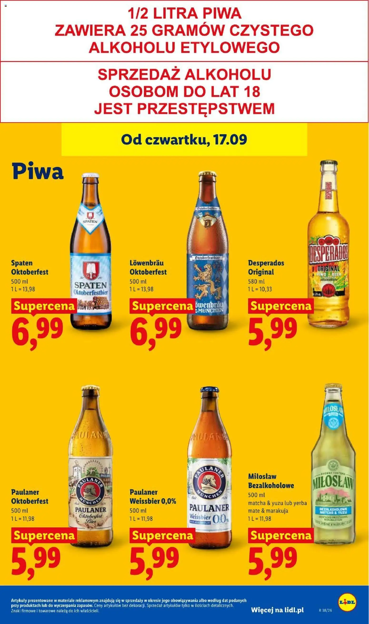 Lidl gazetka od 17.09.2026 | Strona: 69