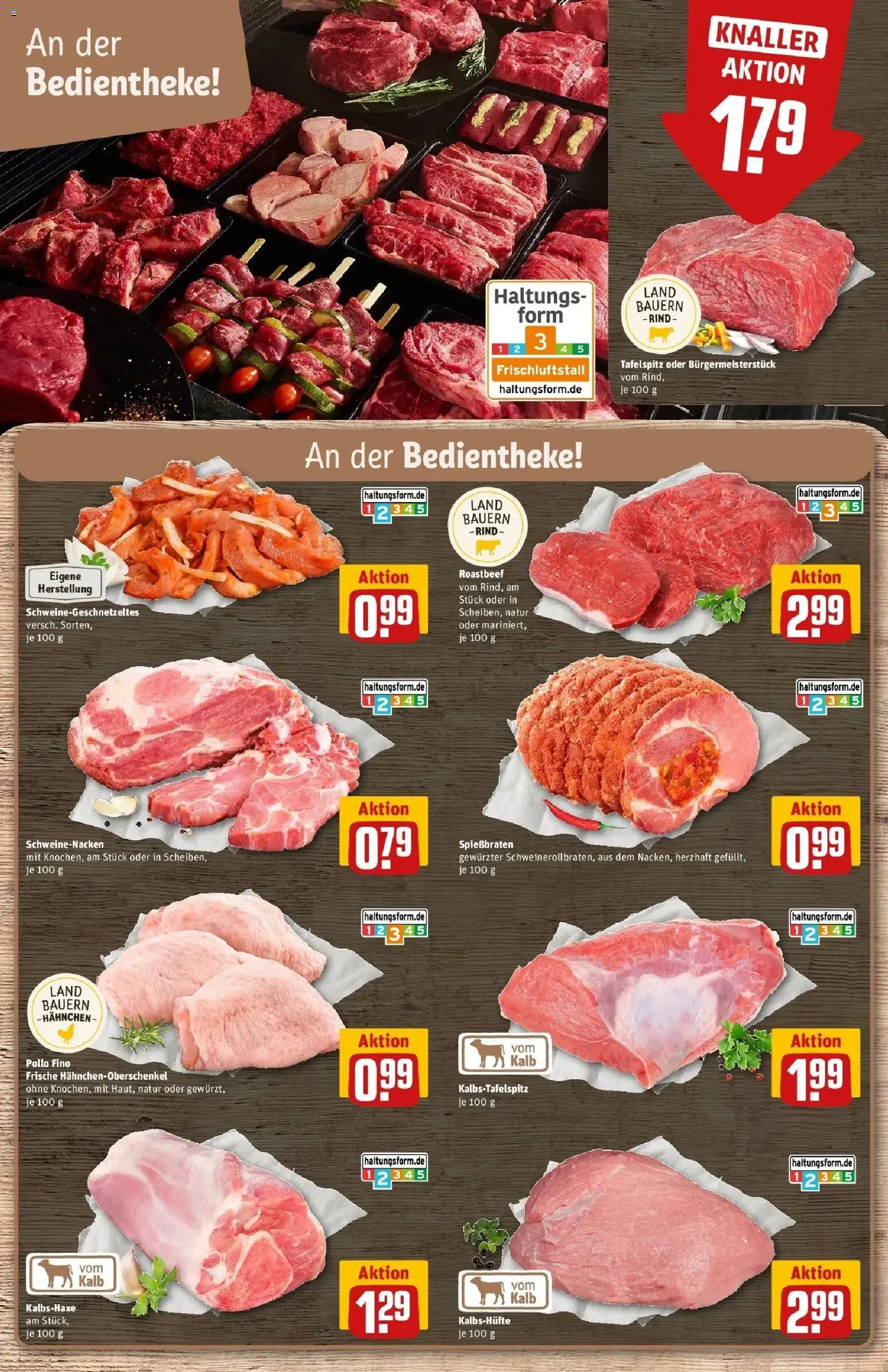 REWE Prospekt ab 05.10.2026 zum Blättern » Angebote | Seite: 10 | Produkte: Tafelspitz, Hahnchen, Schweinenacken, Roastbeef